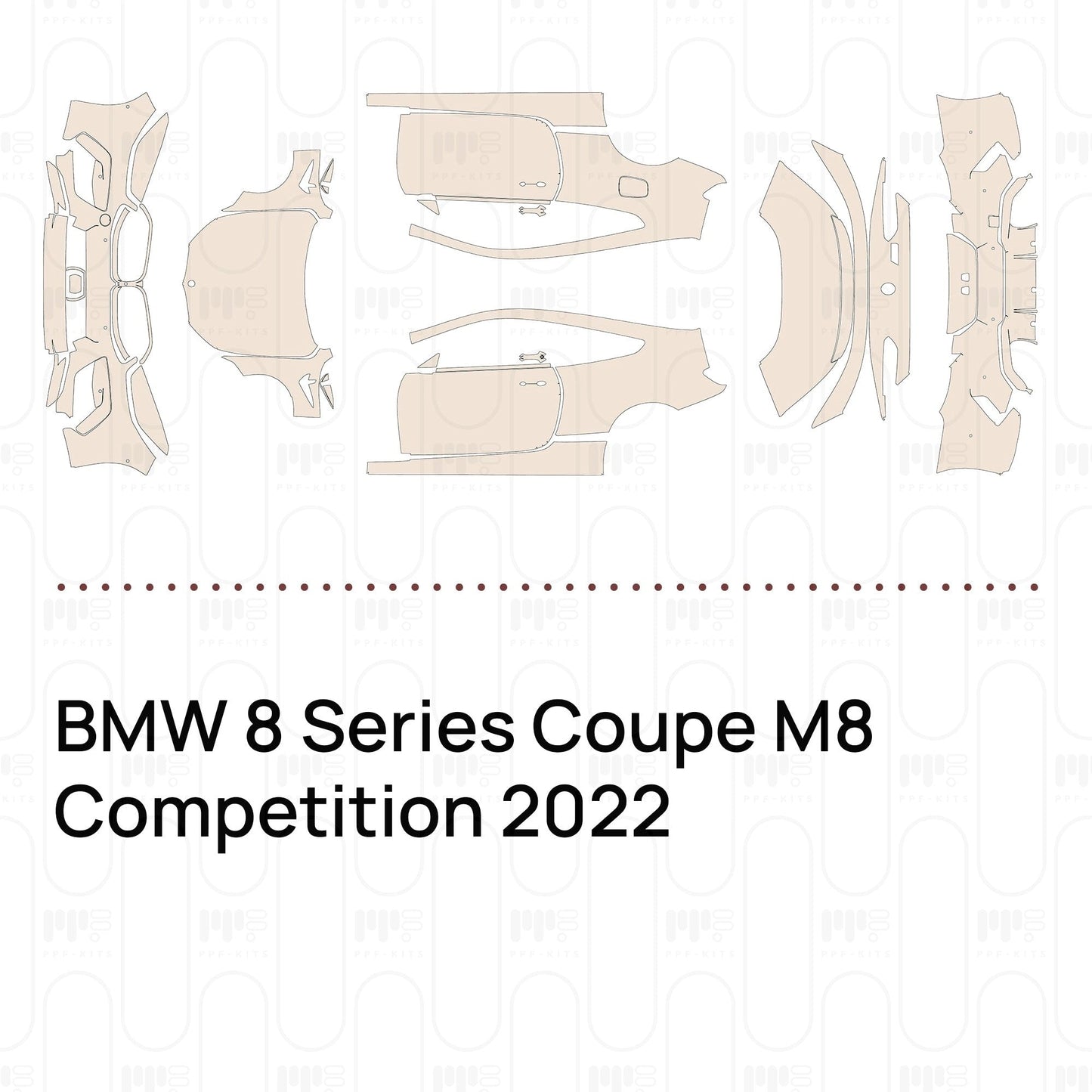 Pre-CutPPFBMW8SeriesCoupeM8Competition2022