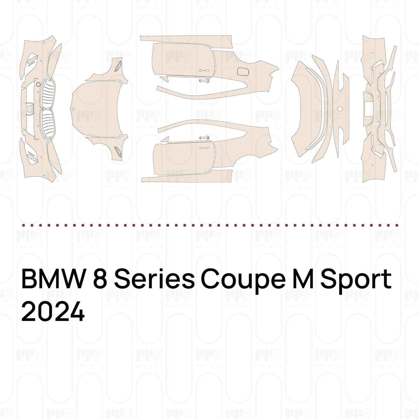 Pre-CutPPFBMW8SeriesCoupeMSport2024