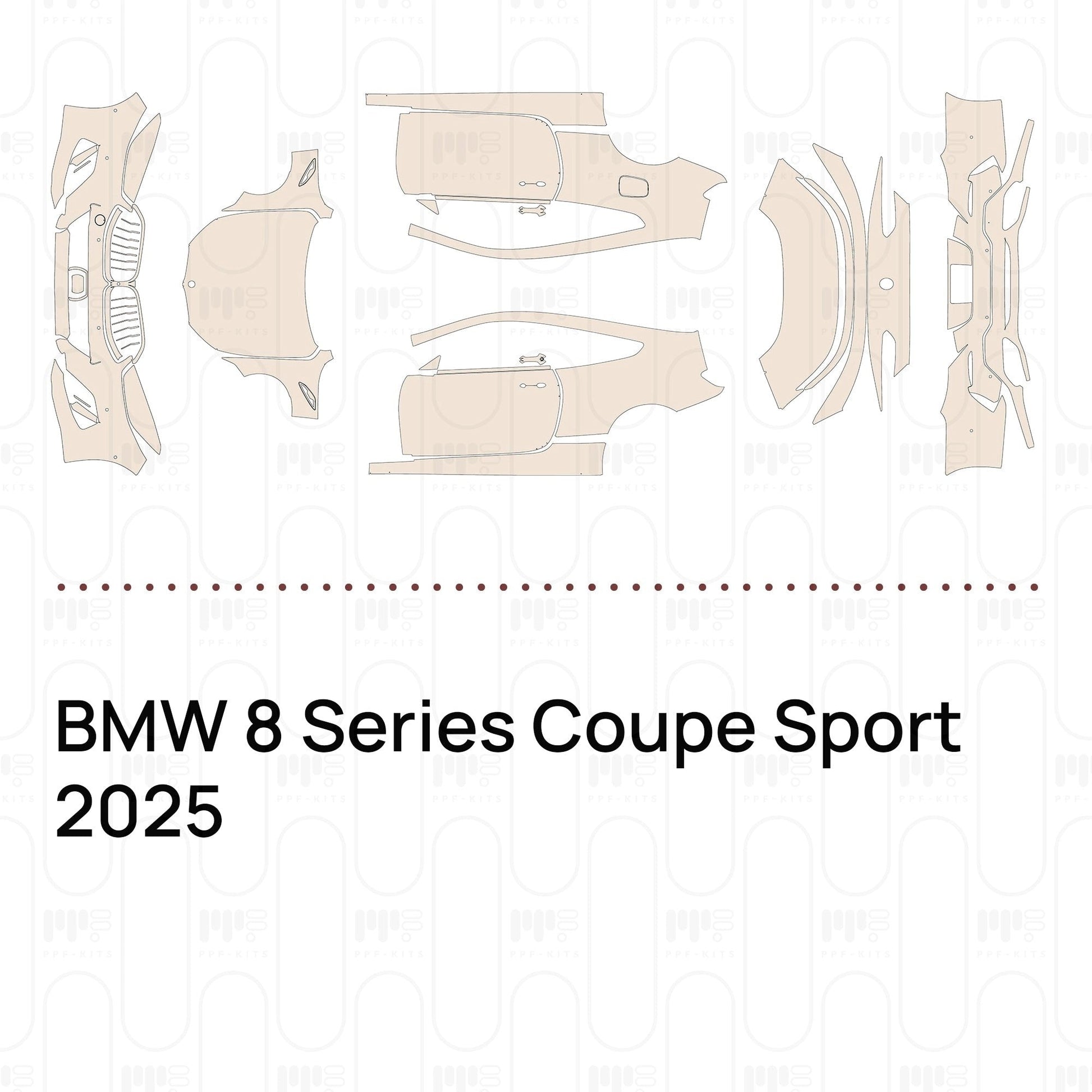 Pre-CutPPFBMW8SeriesCoupeSport2025