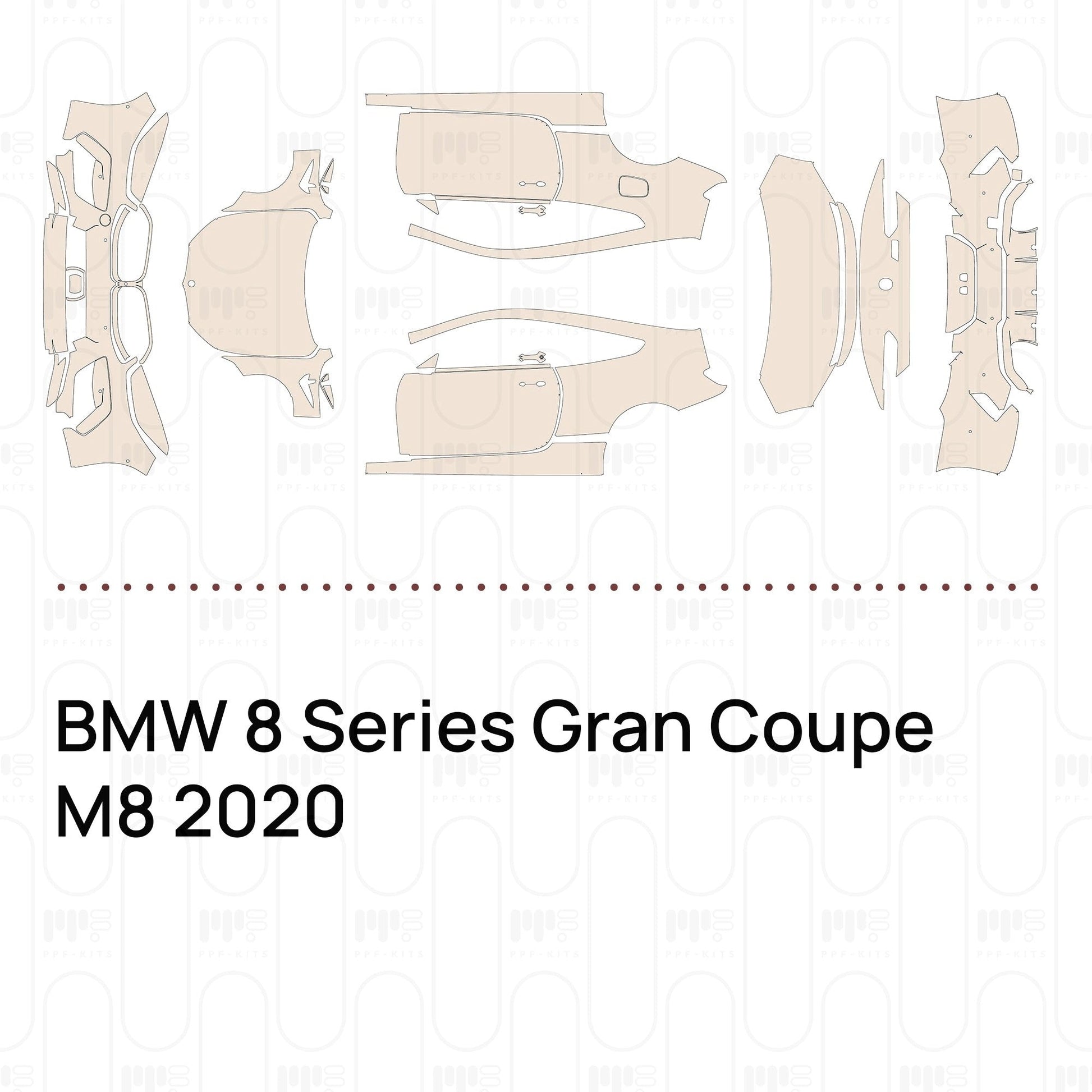 Pre-CutPPFBMW8SeriesGranCoupeM82020
