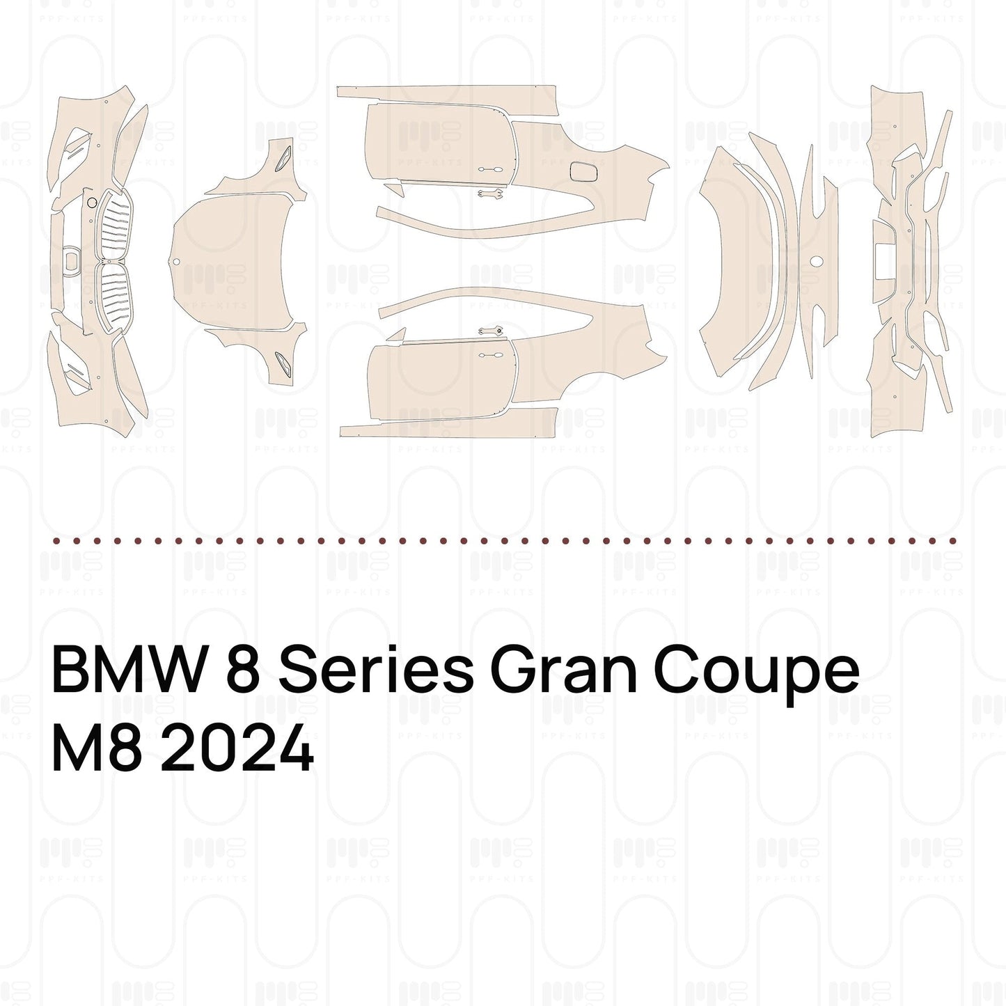 Pre-CutPPFBMW8SeriesGranCoupeM82024