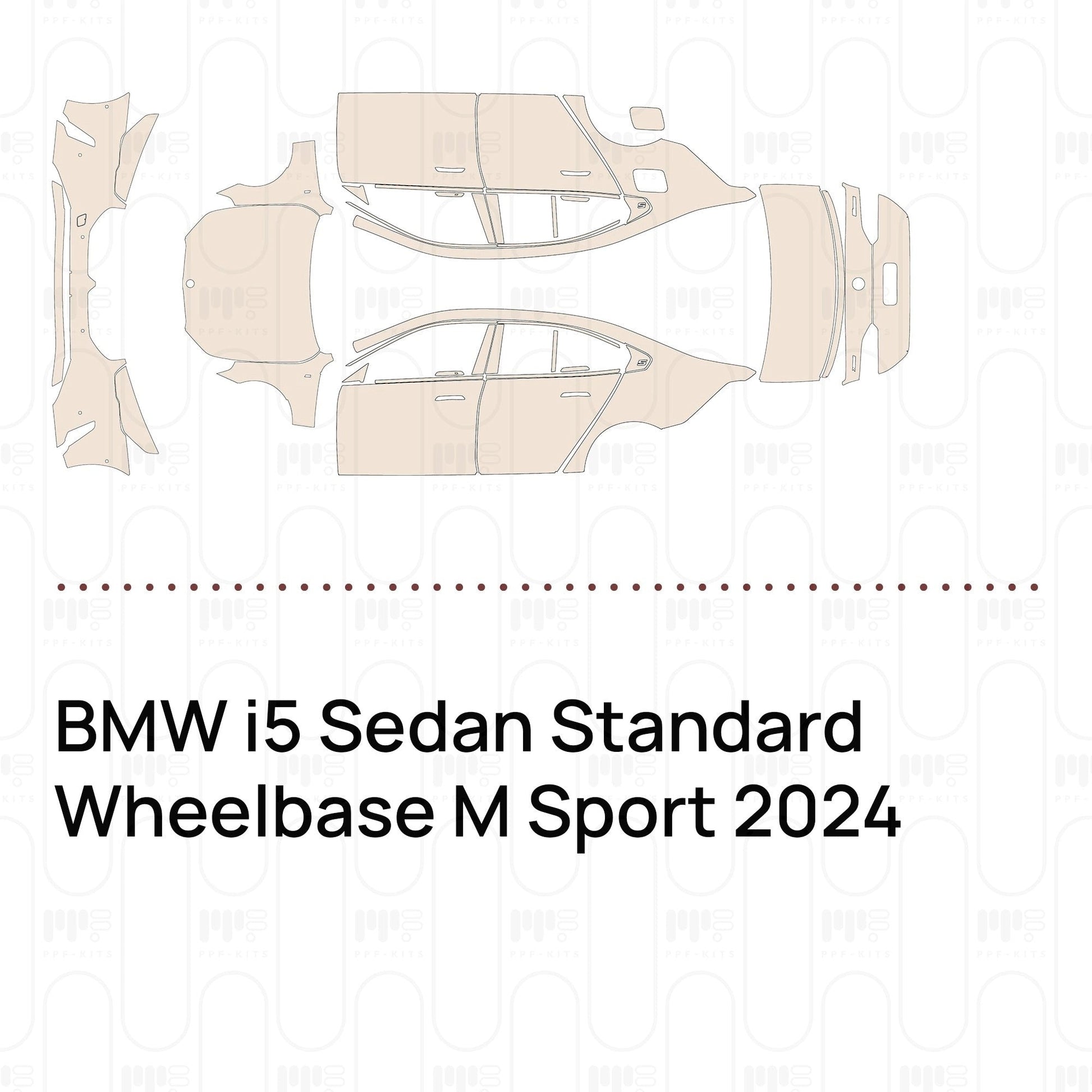 Pre-CutPPFBMWi5SedanStandardWheelbaseMSport2024