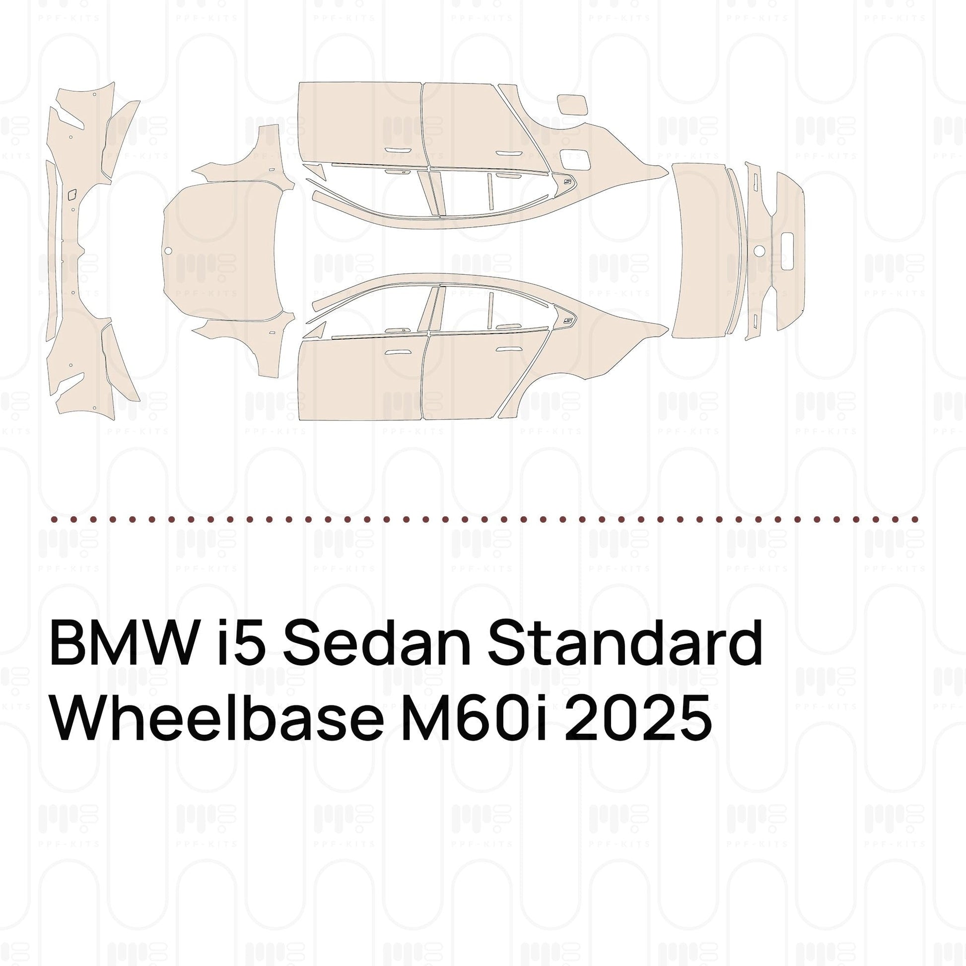 Pre-CutPPFBMWi5SedanStandardWheelbaseM60i2025