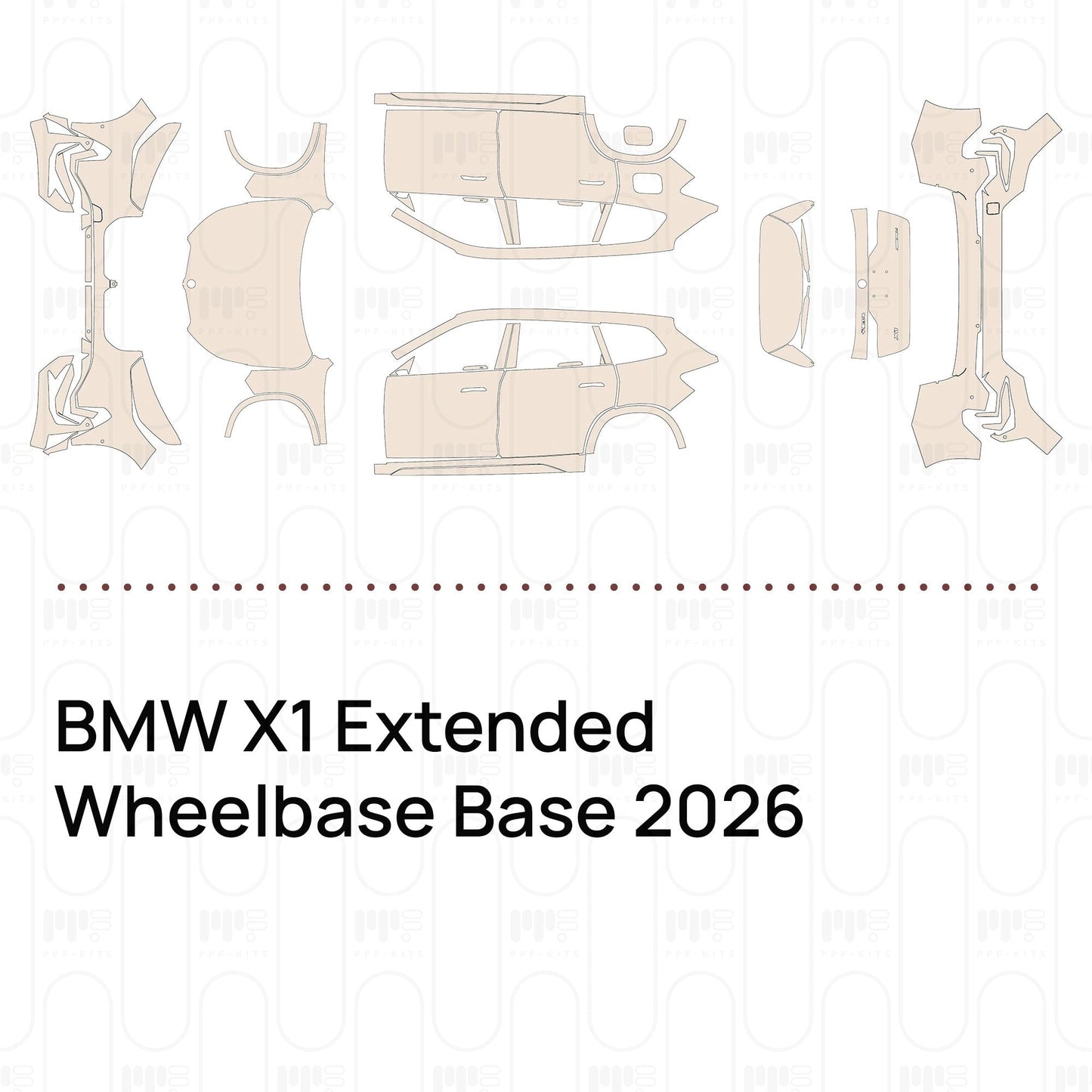 Pre-CutPPFBMWX1ExtendedWheelbaseBase2026