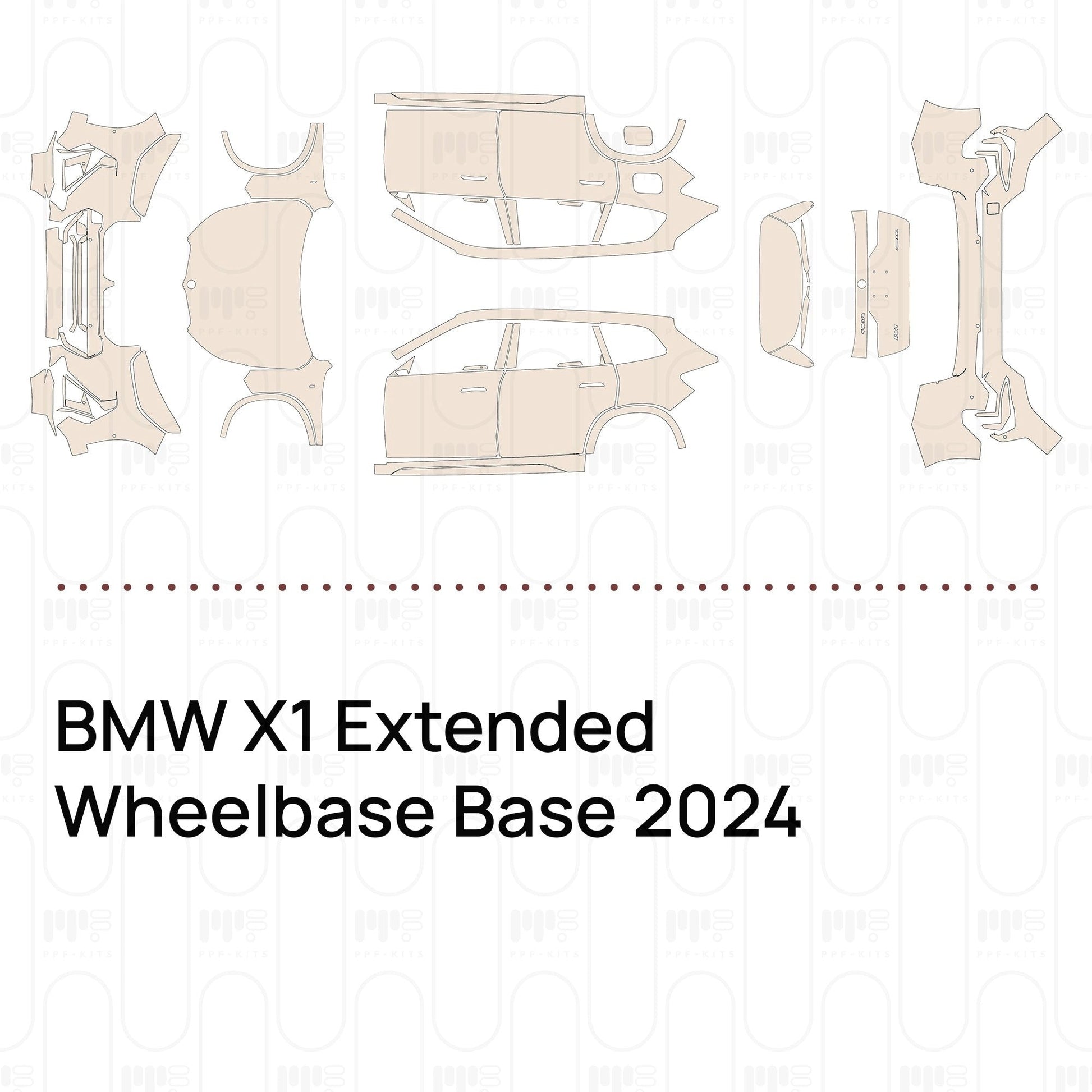 Pre-CutPPFBMWX1ExtendedWheelbaseBase2024