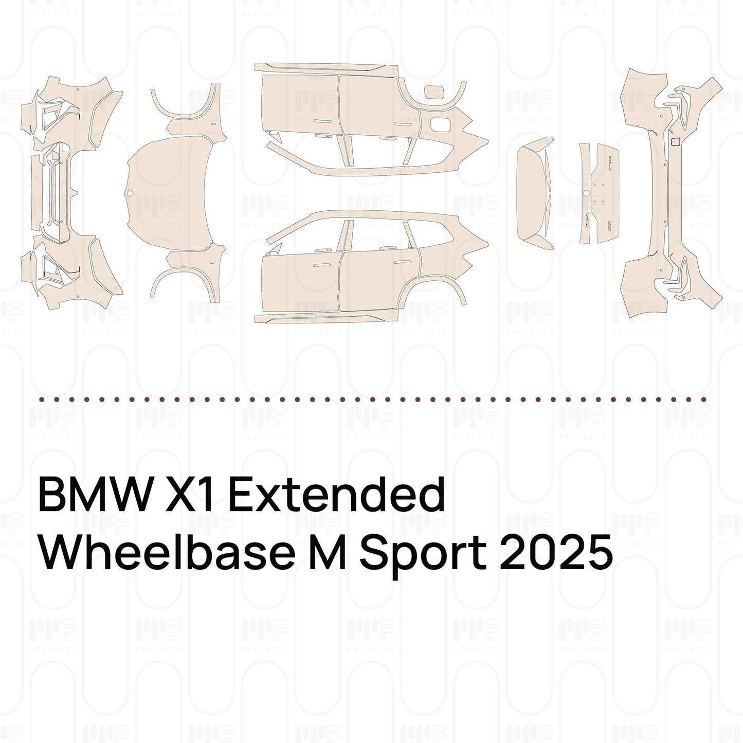 Pre-CutPPFBMWX1ExtendedWheelbaseMSport2025
