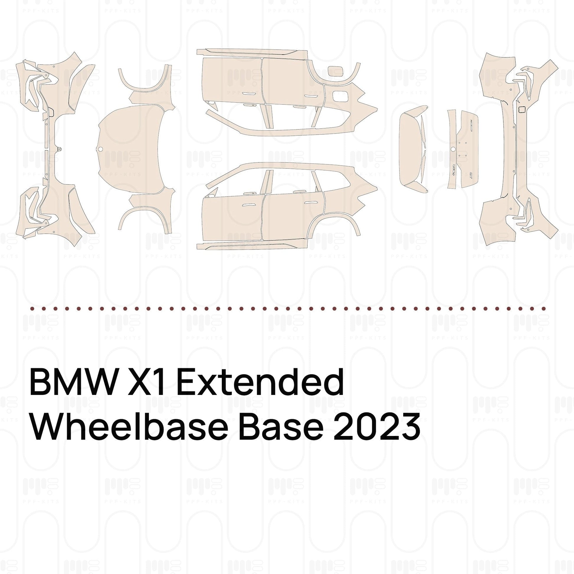 Pre-CutPPFBMWX1ExtendedWheelbaseBase2023