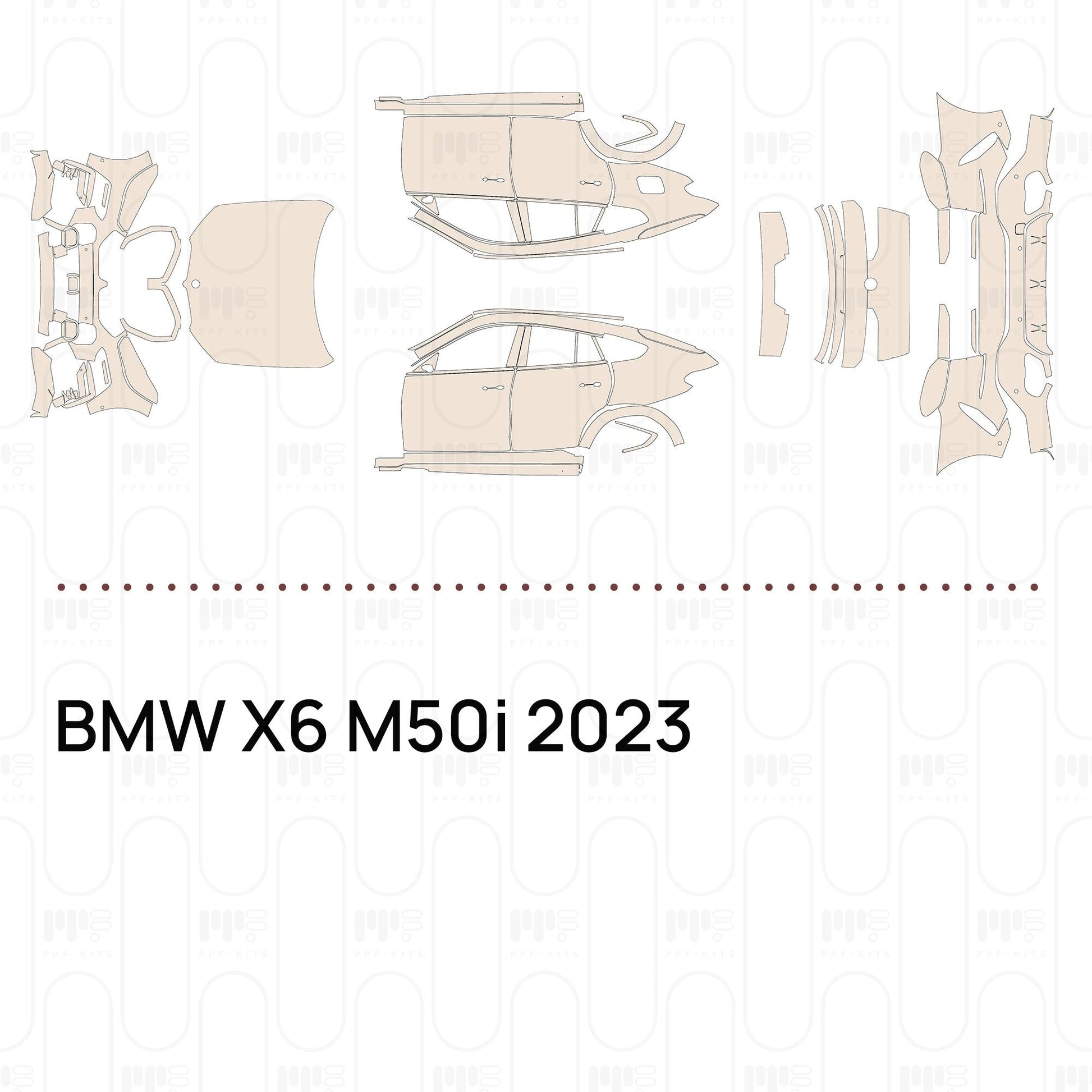 Pre-CutPPFBMWX6M50i2023