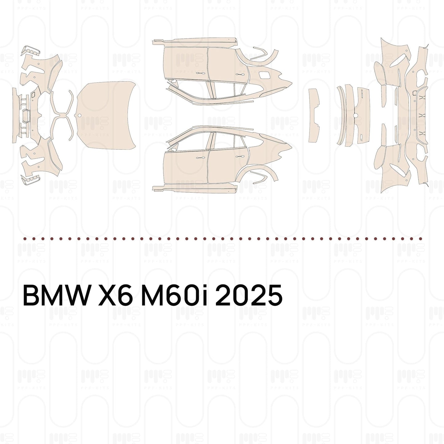 Pre-CutPPFBMWX6M60i2025
