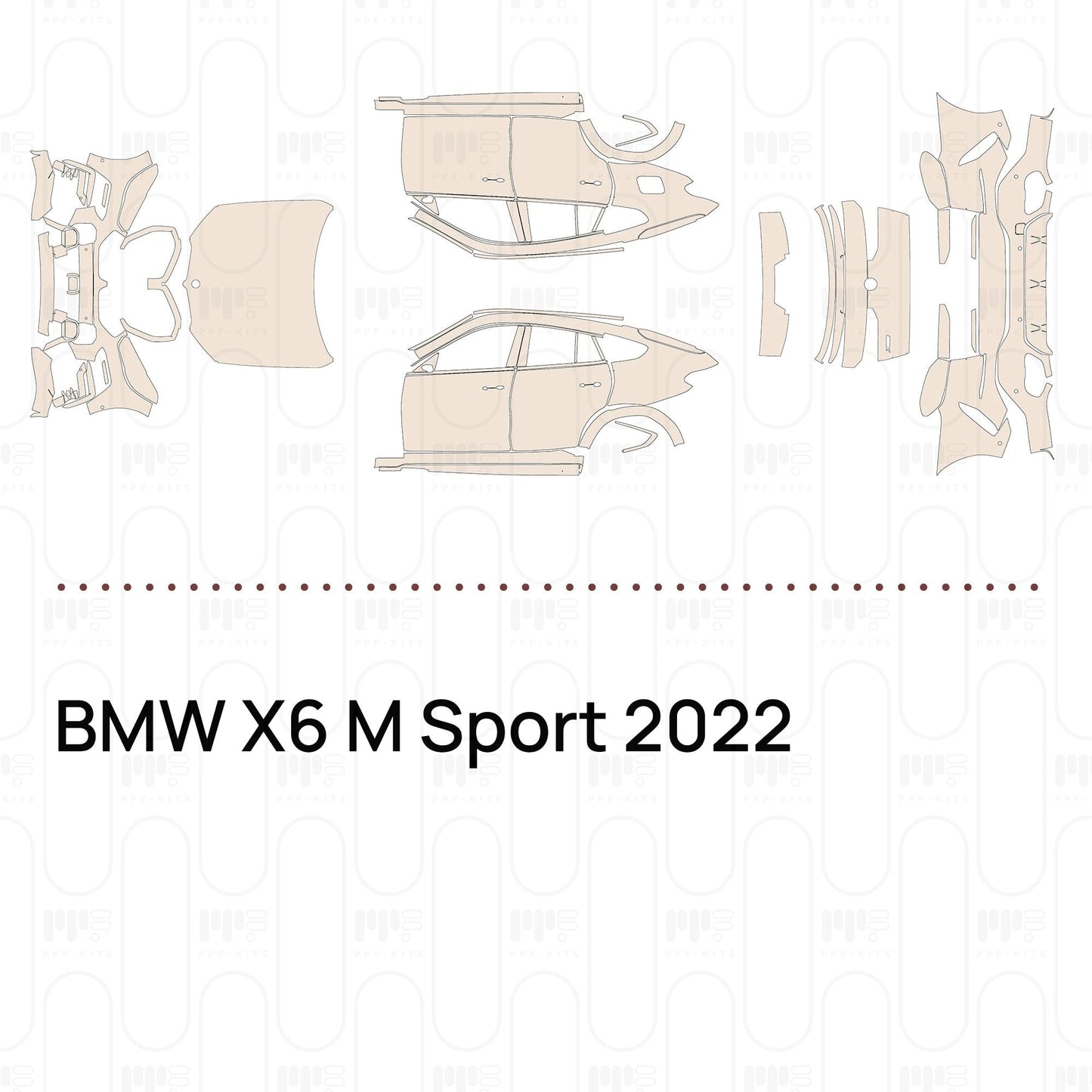 Pre-CutPPFBMWX6MSport2022
