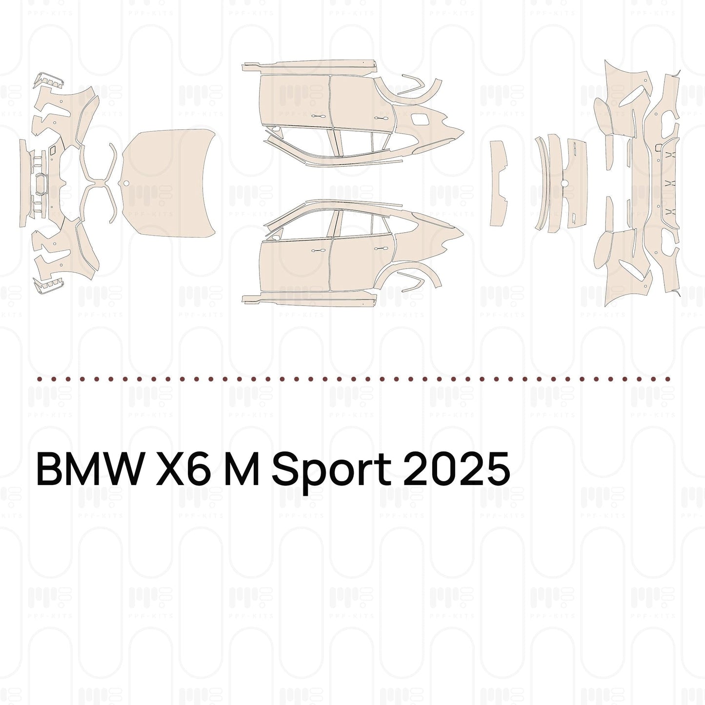 Pre-CutPPFBMWX6MSport2025