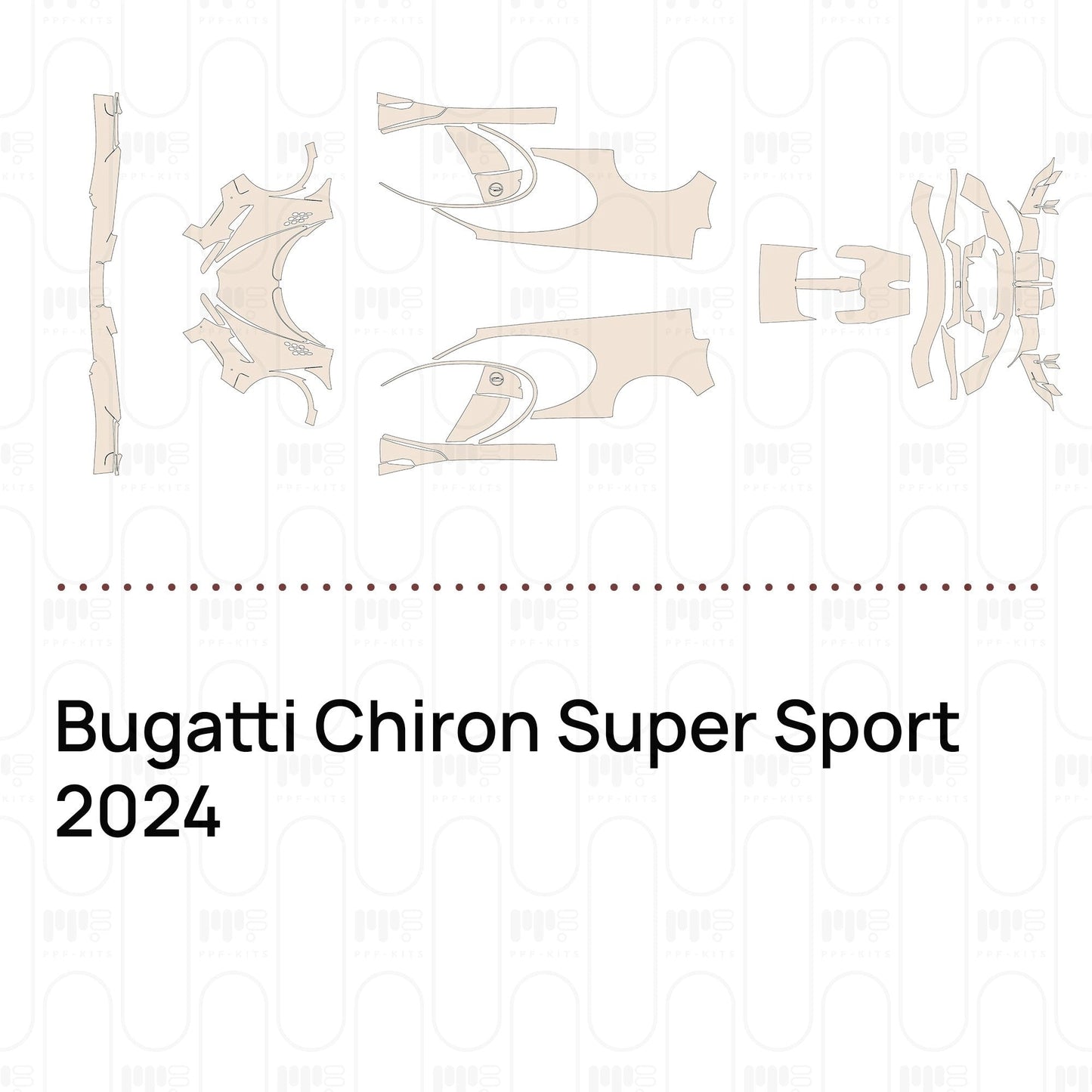 Pre-CutPPFBugattiChironSuperSport2024