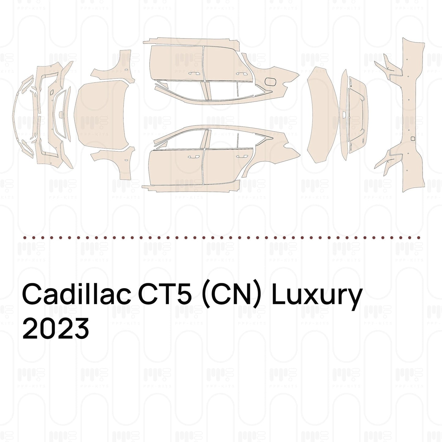 Pre-CutPPFCadillacCT5(CN)Luxury2023