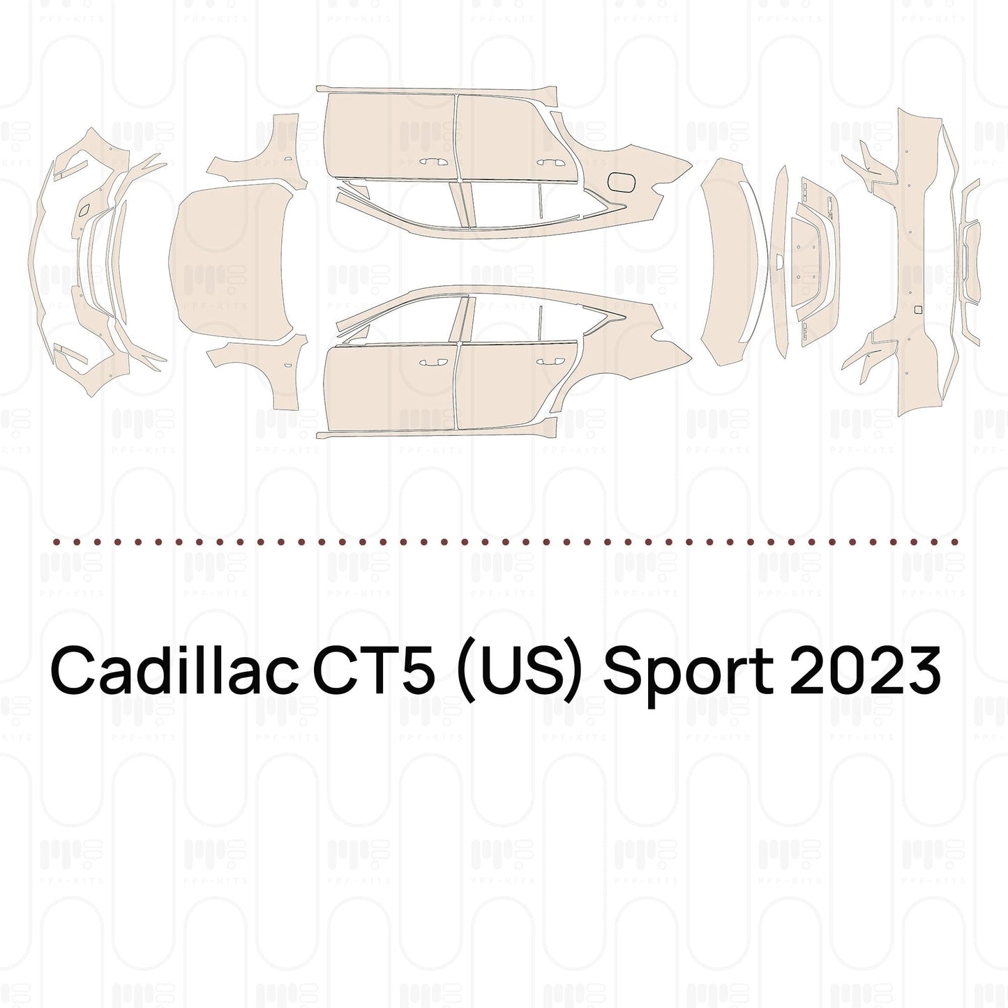 Pre-CutPPFCadillacCT5(US)Sport2023