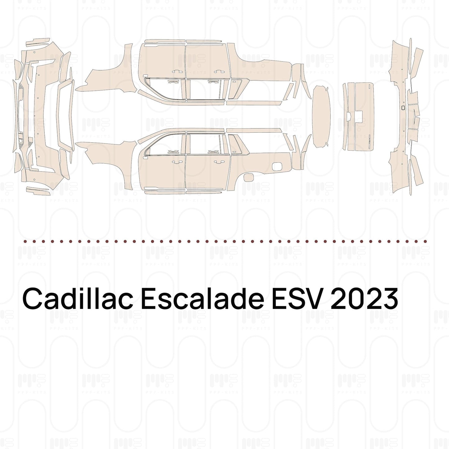 Pre-CutPPFCadillacEscaladeESV2023