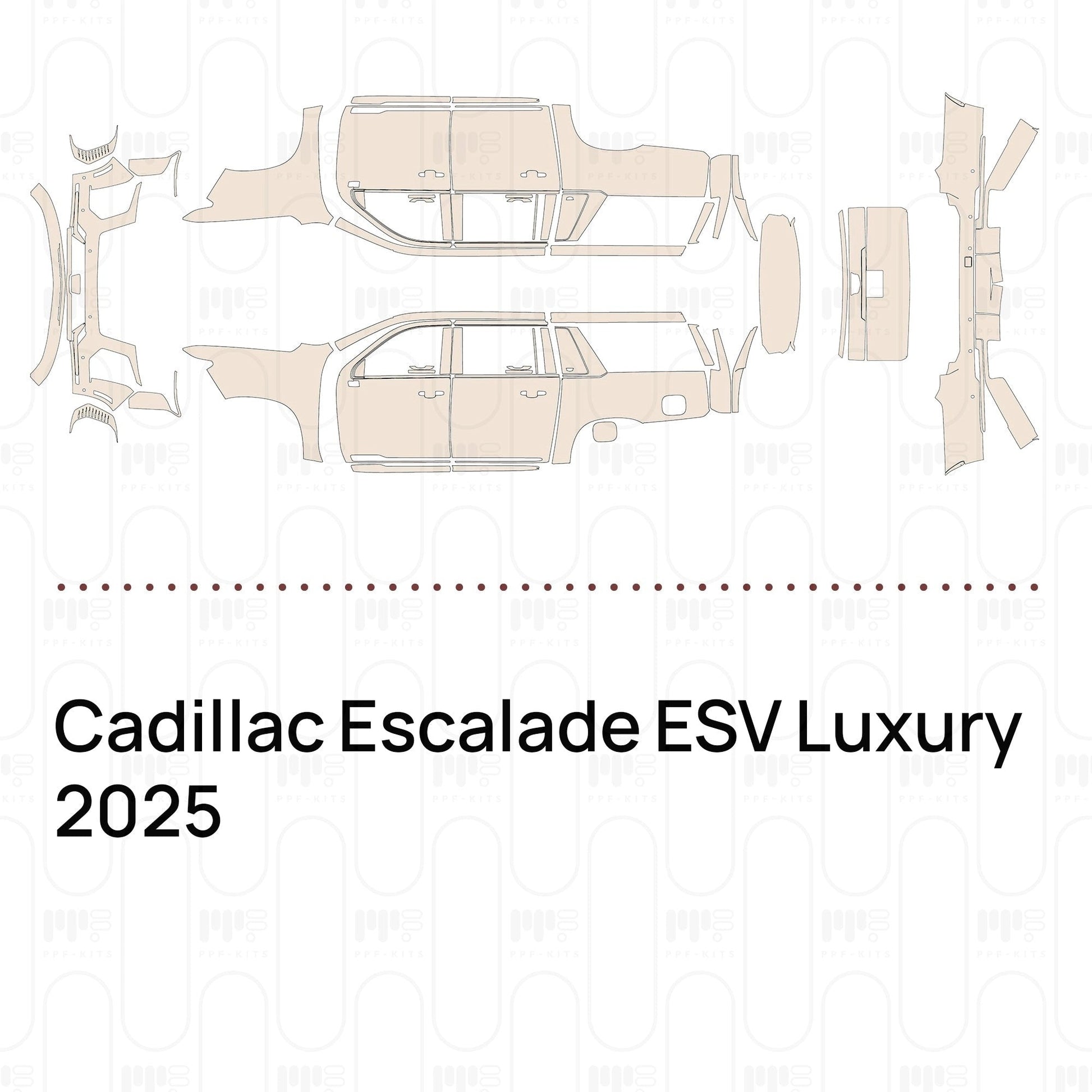 Pre-CutPPFCadillacEscaladeESVLuxury2025