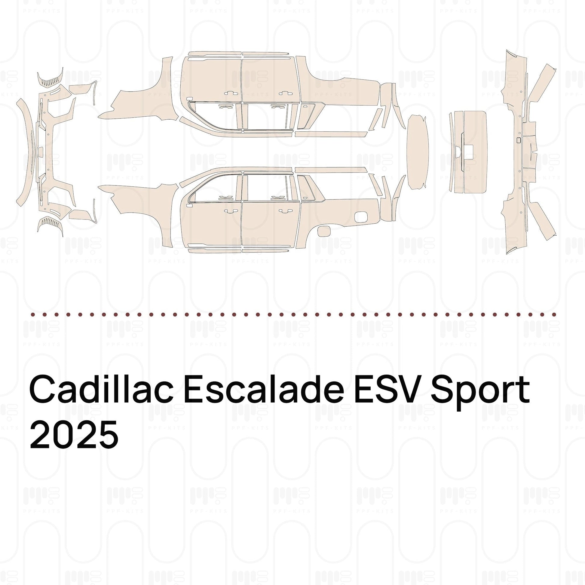 Pre-CutPPFCadillacEscaladeESVSport2025
