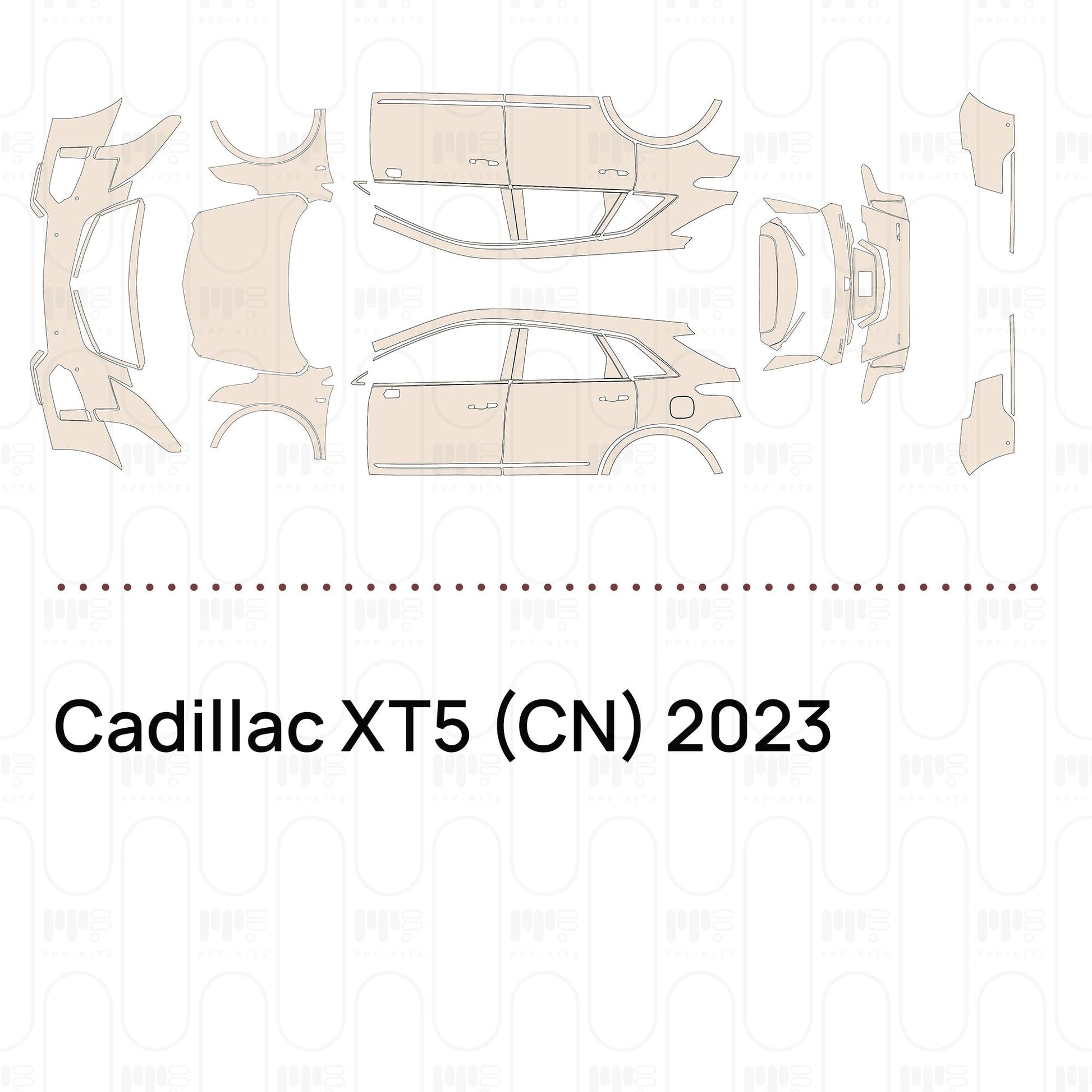 Pre-CutPPFCadillacXT5(CN)2023