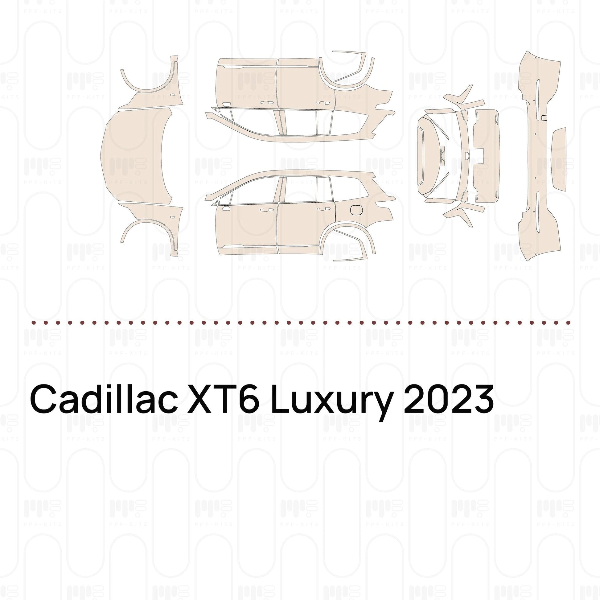 Pre-CutPPFCadillacXT6Luxury2023