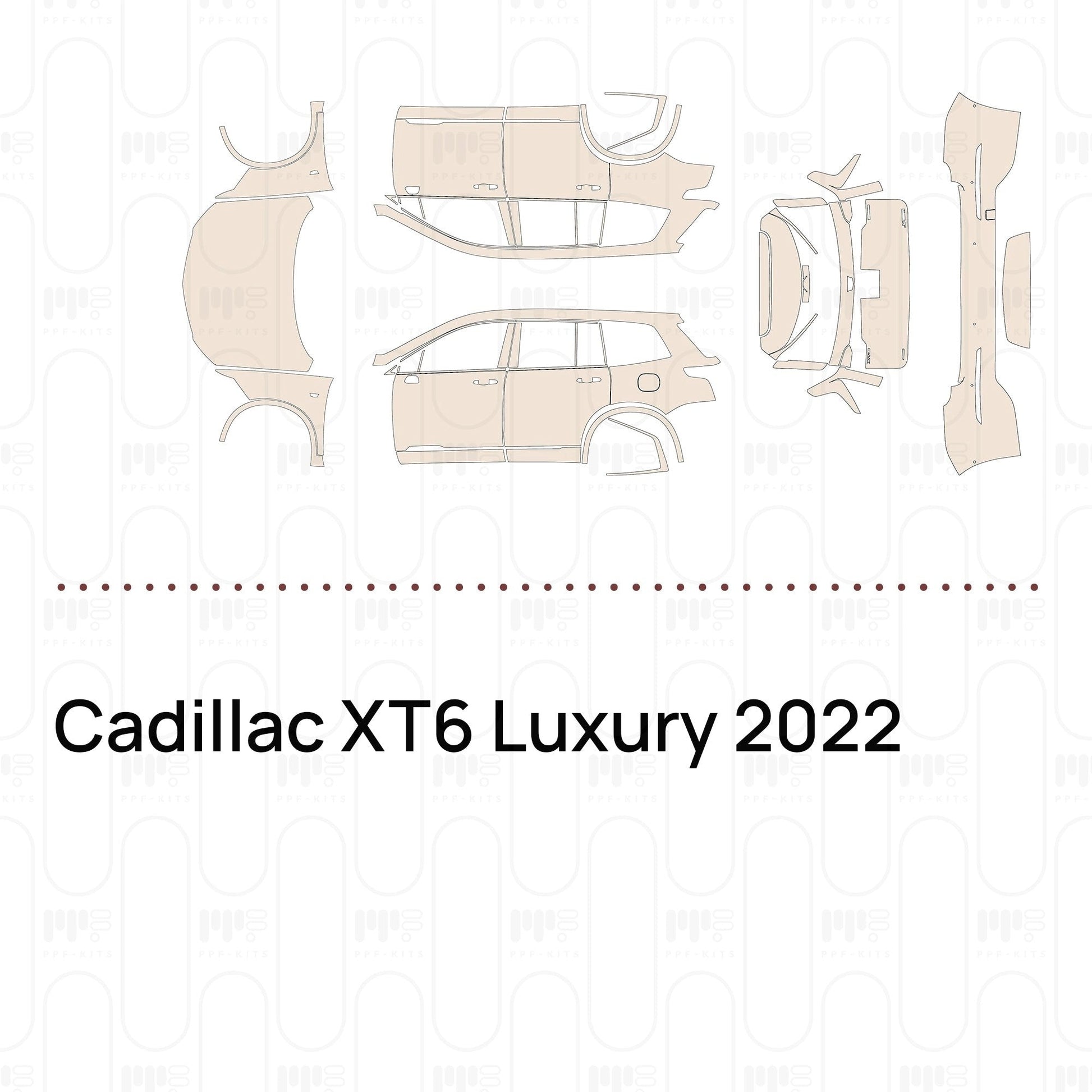 Pre-CutPPFCadillacXT6Luxury2022