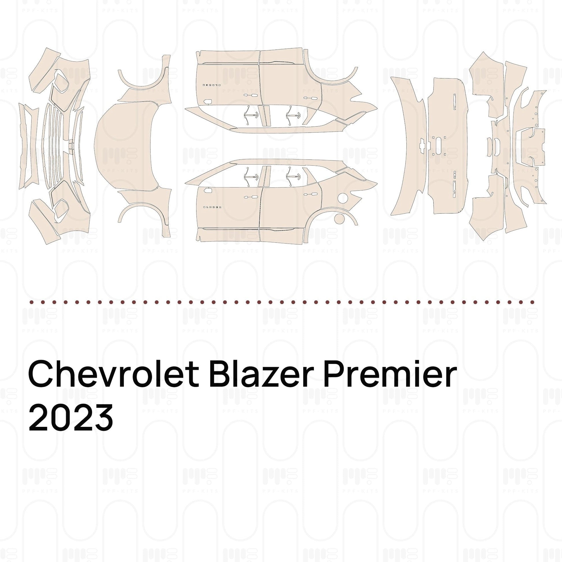 Pre-CutPPFChevroletBlazerPremier2023