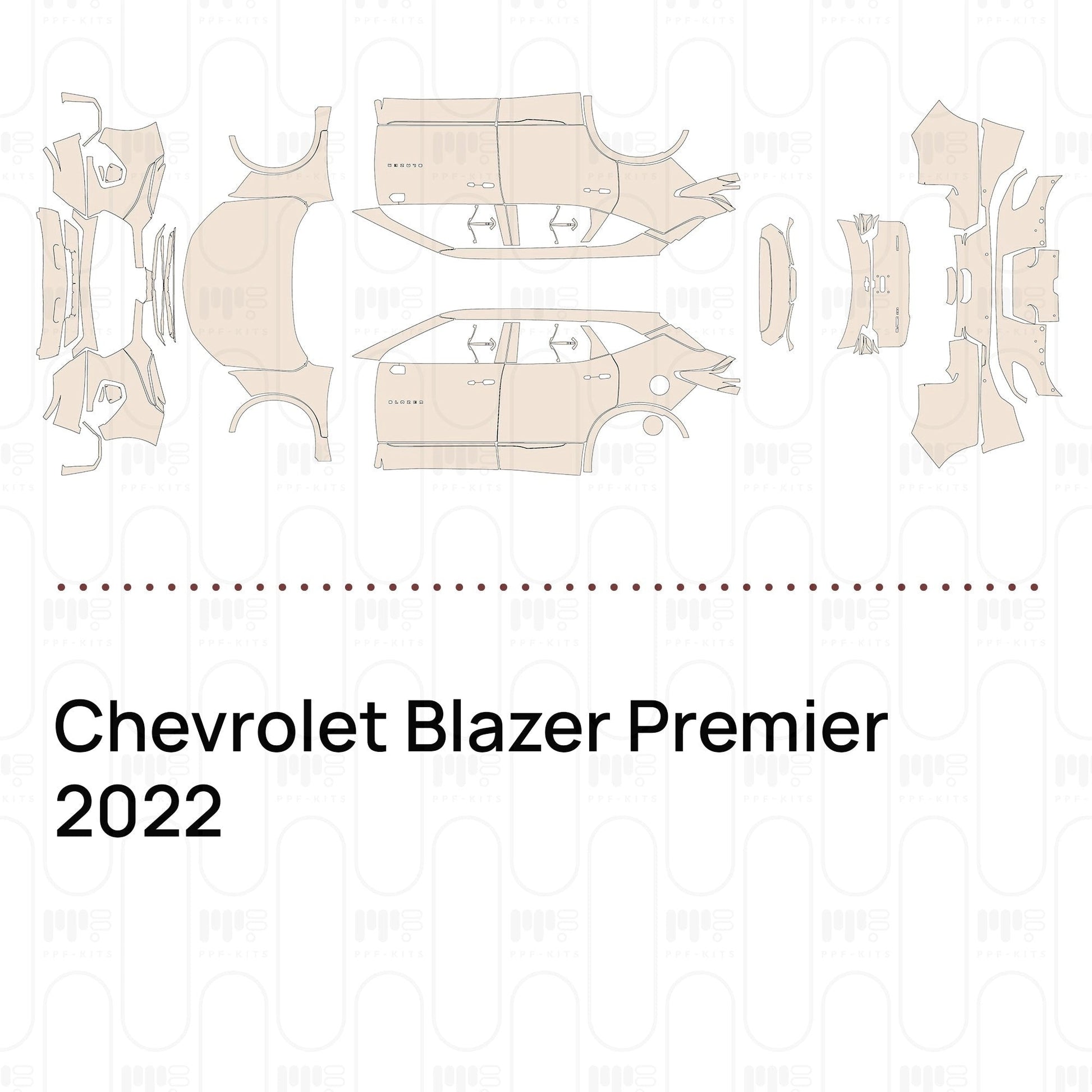 Pre-CutPPFChevroletBlazerPremier2022