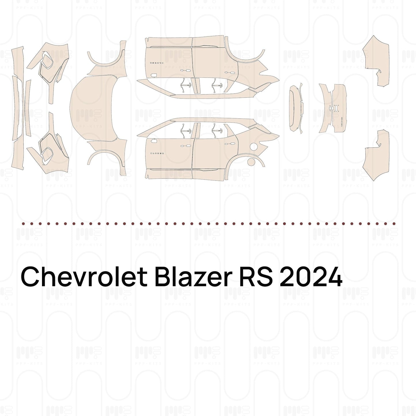 Pre-CutPPFChevroletBlazerRS2024
