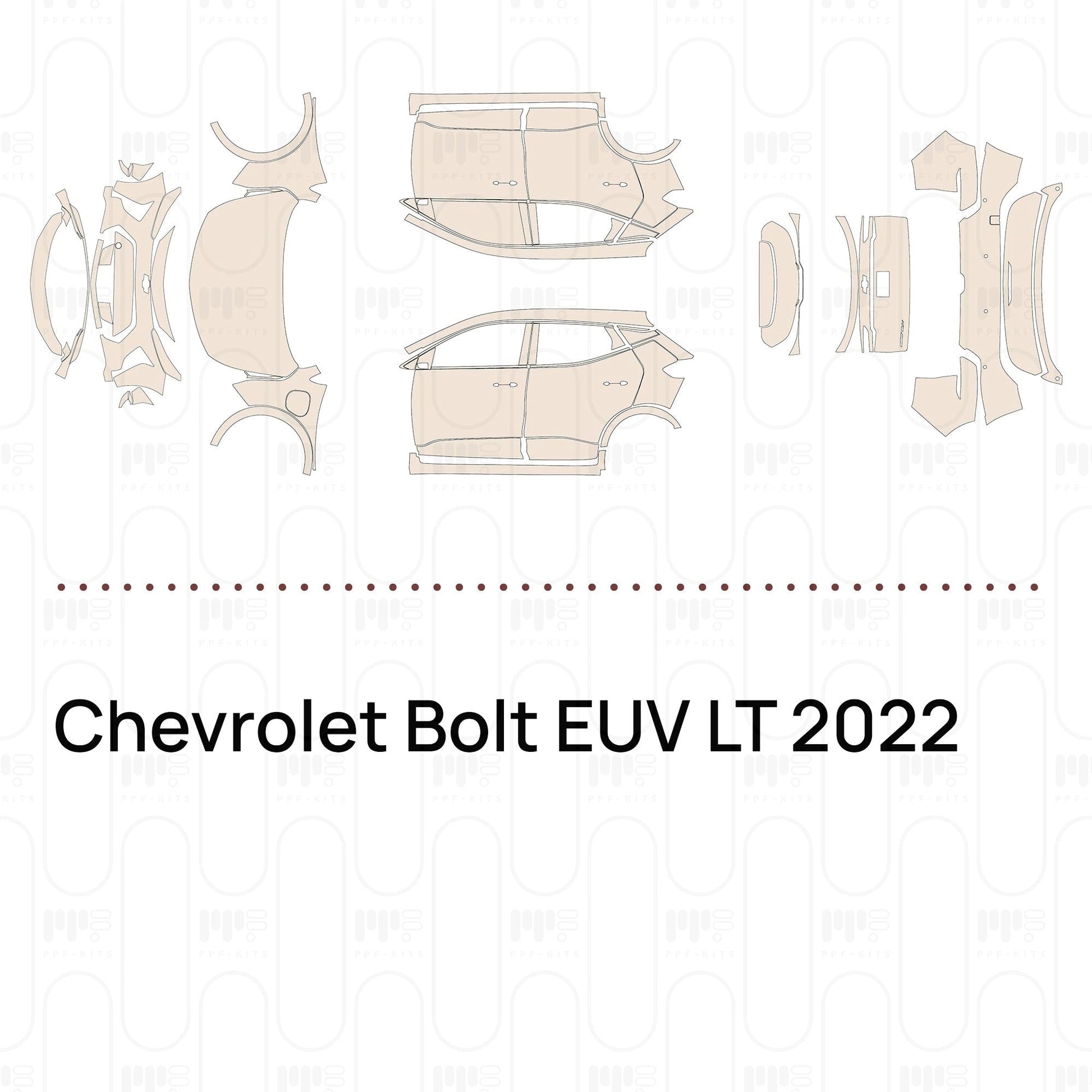 Pre-CutPPFChevroletBoltEUVLT2022