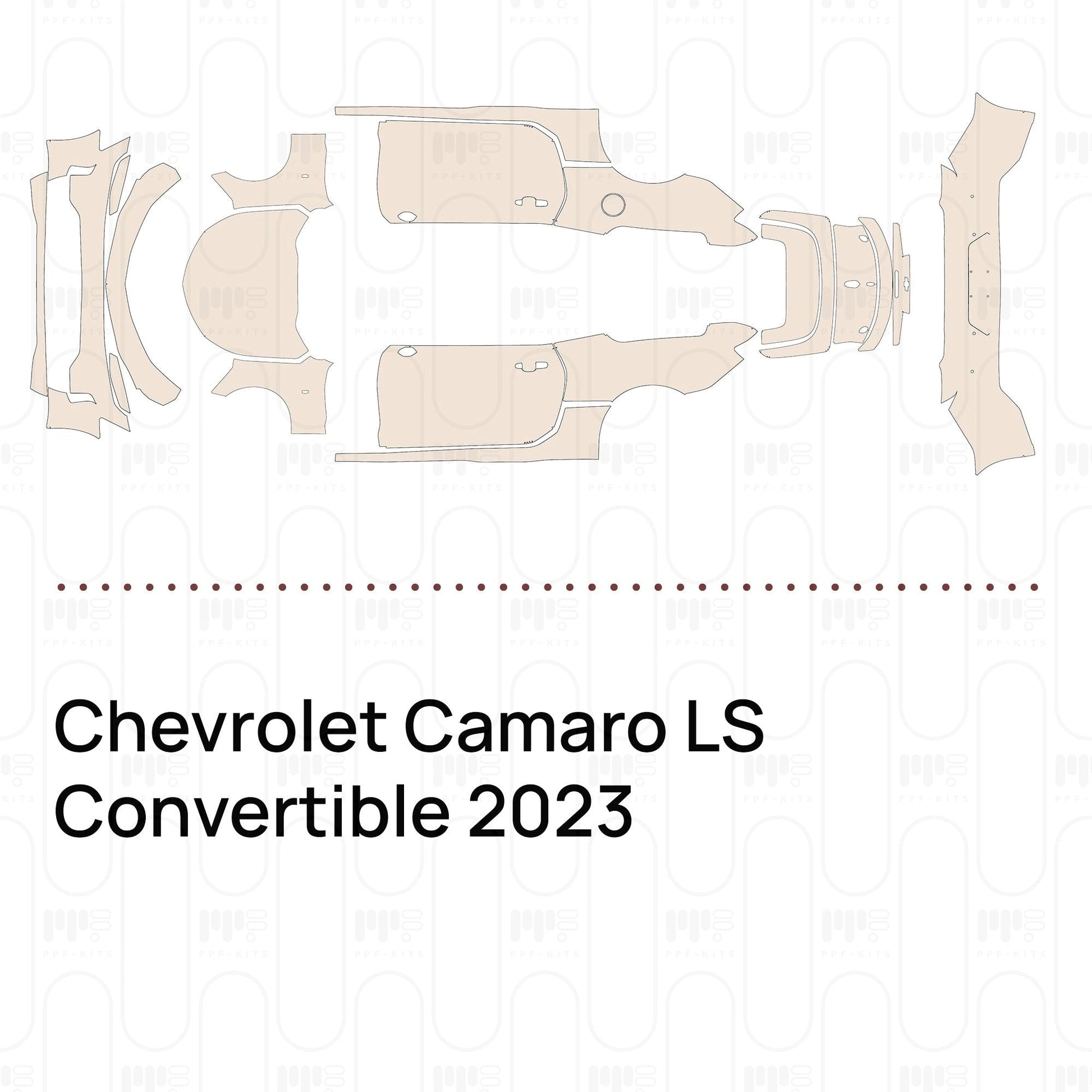 Pre-CutPPFChevroletCamaroLSConvertible2023