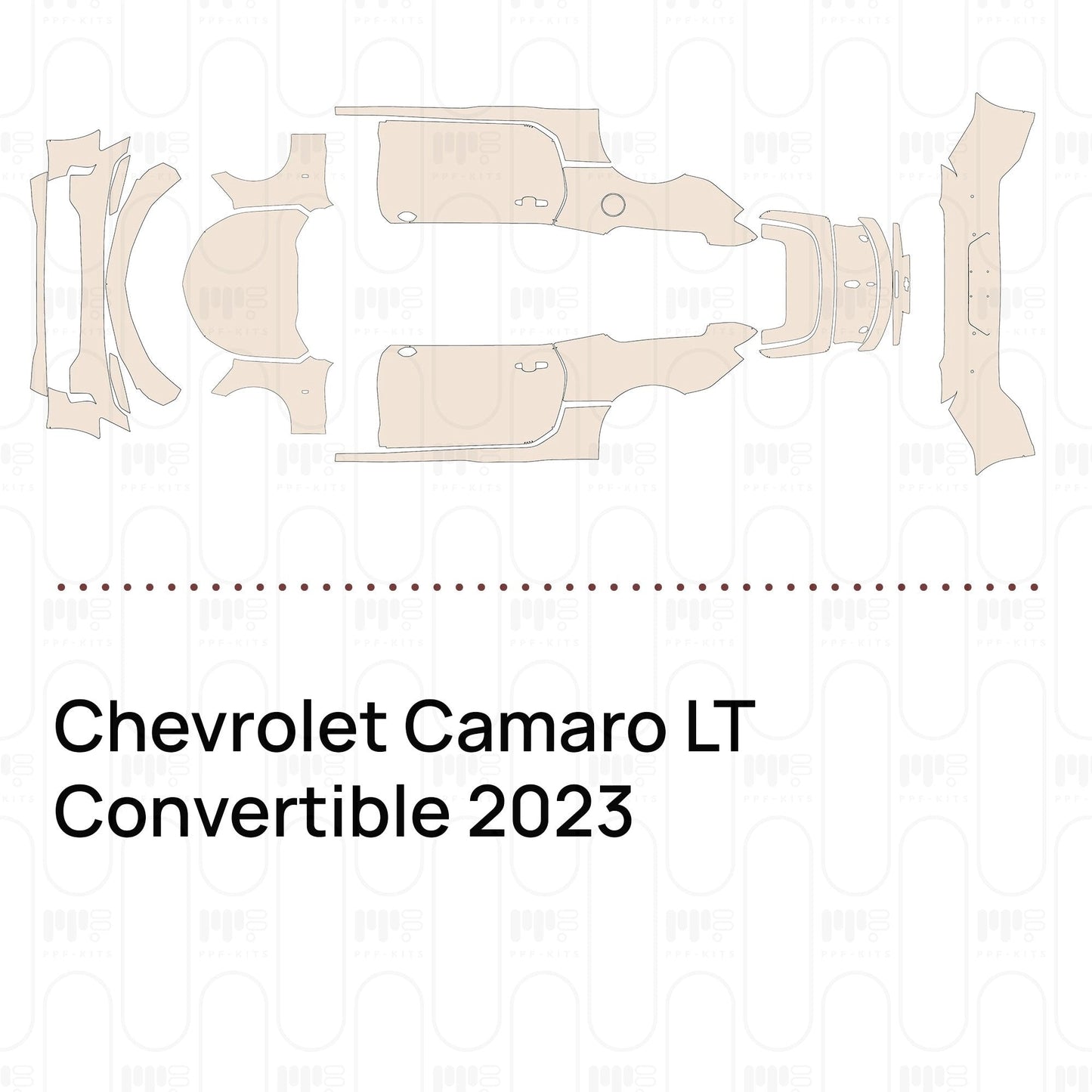 Pre-CutPPFChevroletCamaroLTConvertible2023