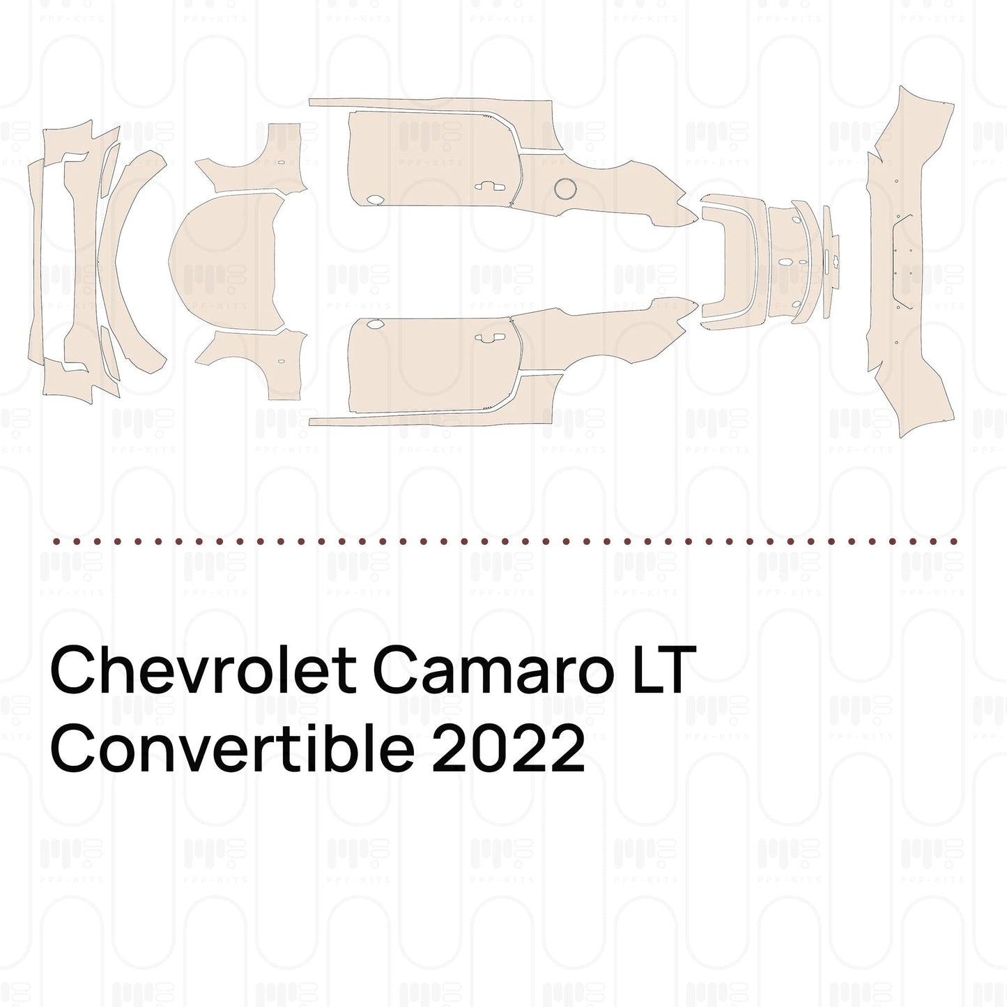 Pre-CutPPFChevroletCamaroLTConvertible2022