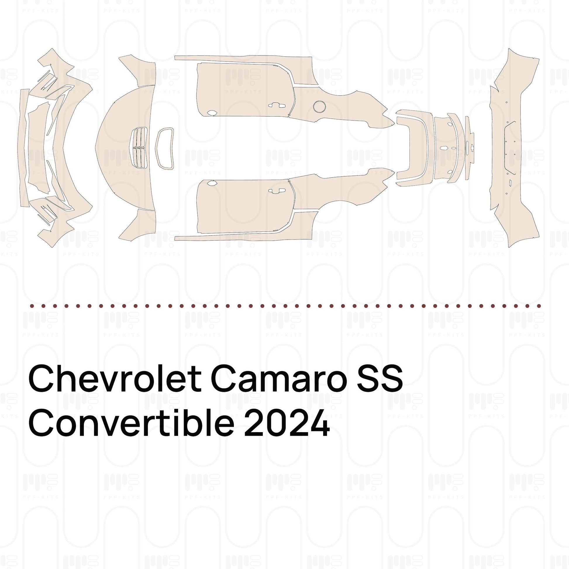 Pre-CutPPFChevroletCamaroSSConvertible2024