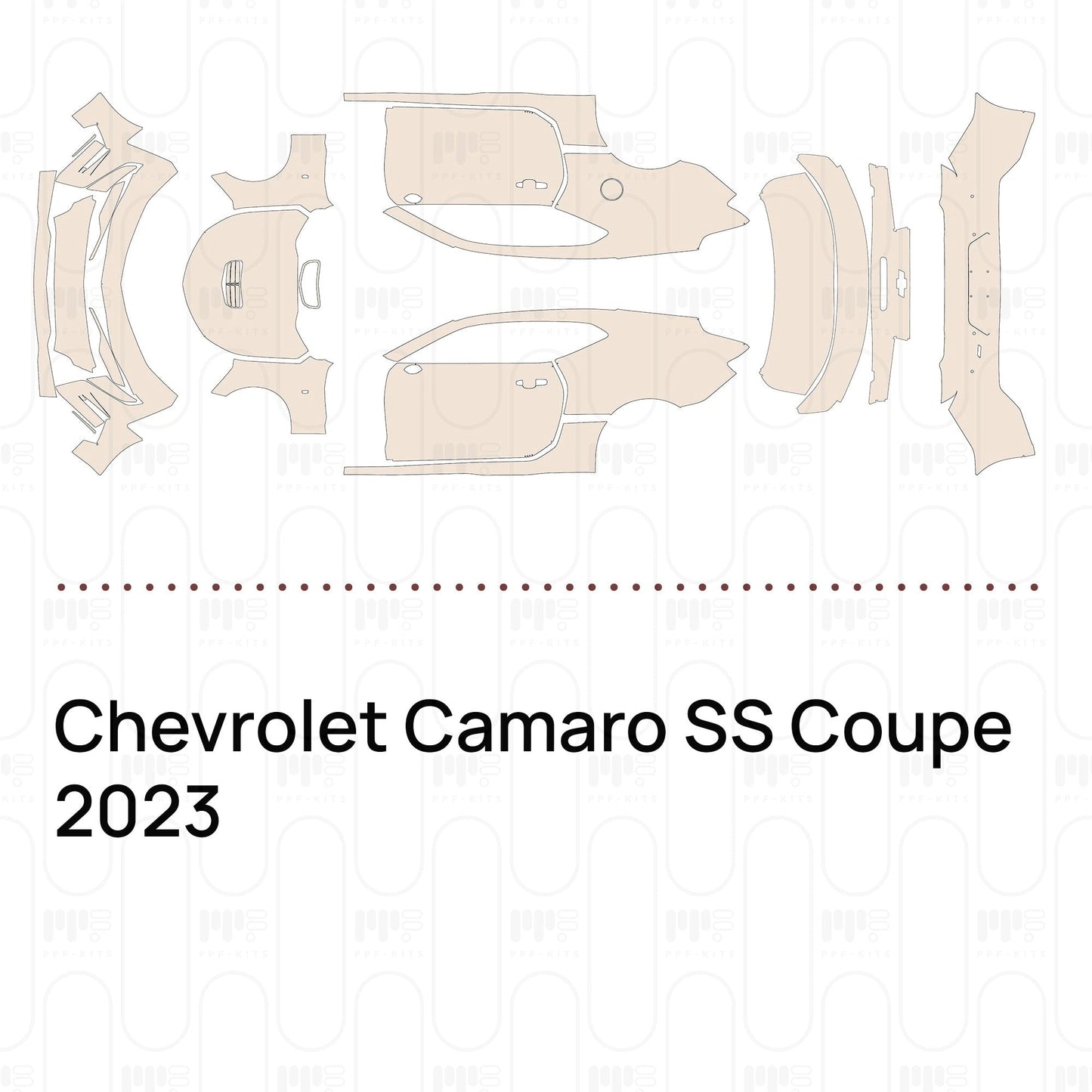 Pre-CutPPFChevroletCamaroSSCoupe2023