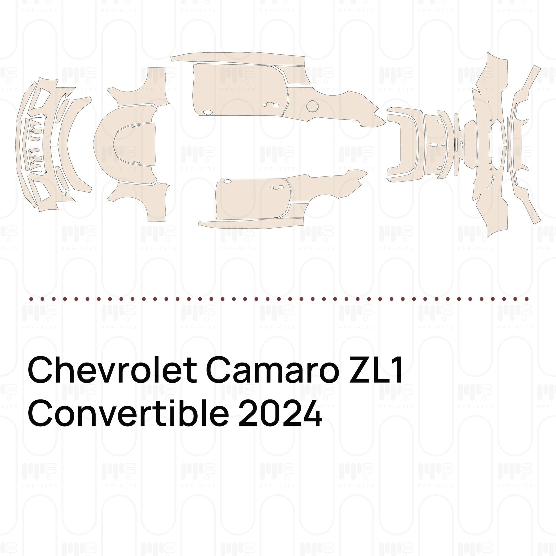 Pre-CutPPFChevroletCamaroZL1Convertible2024
