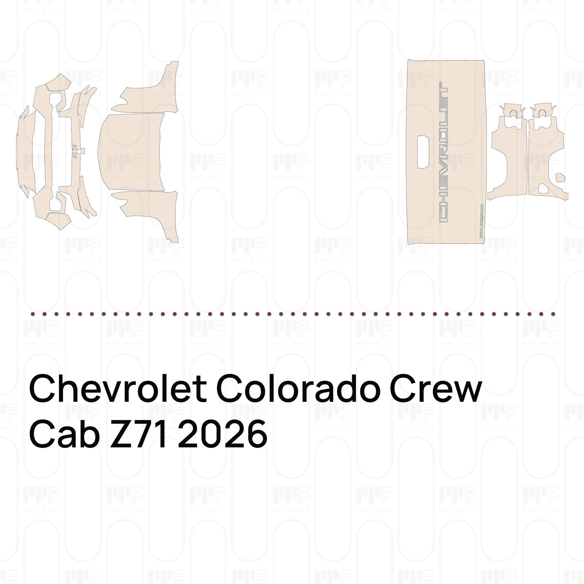 Pre-CutPPFChevroletColoradoCrewCabZ712026