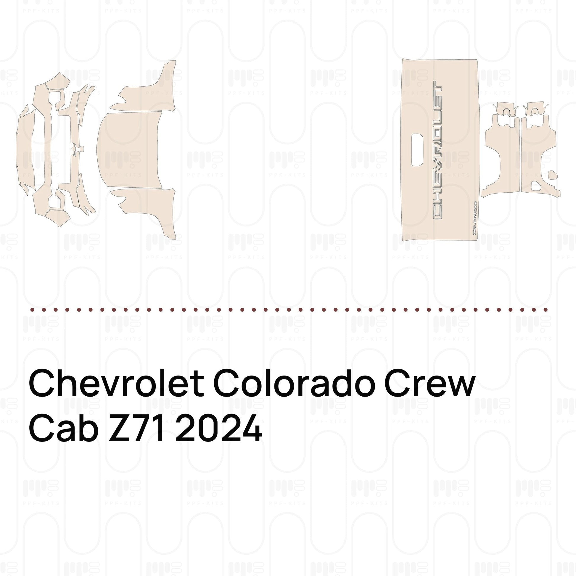 Pre-CutPPFChevroletColoradoCrewCabZ712024