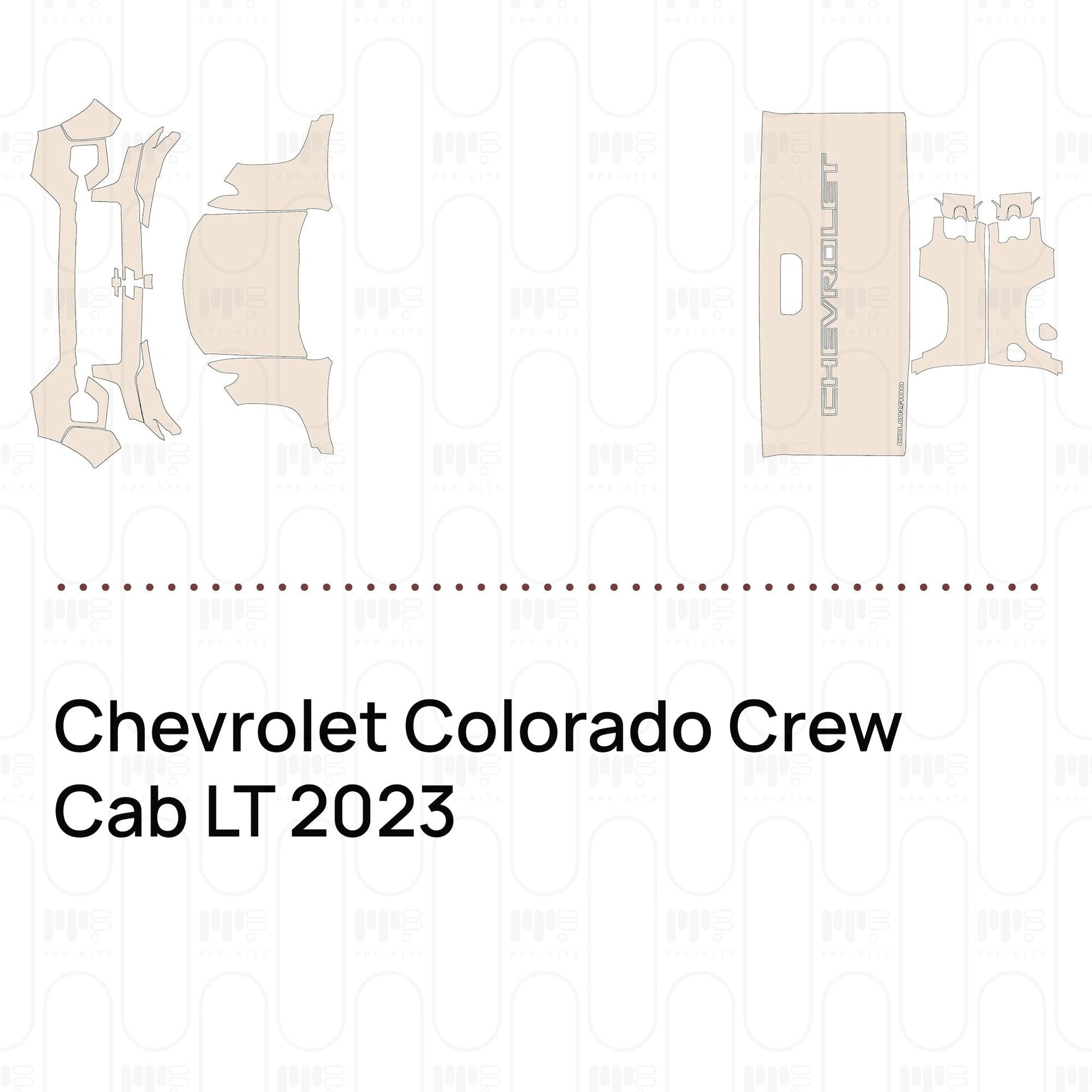Pre-CutPPFChevroletColoradoCrewCabLT2023