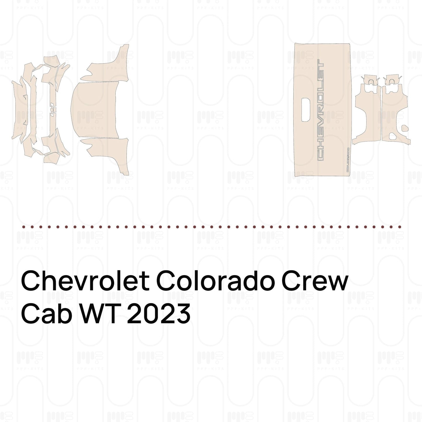 Pre-CutPPFChevroletColoradoCrewCabWT2023