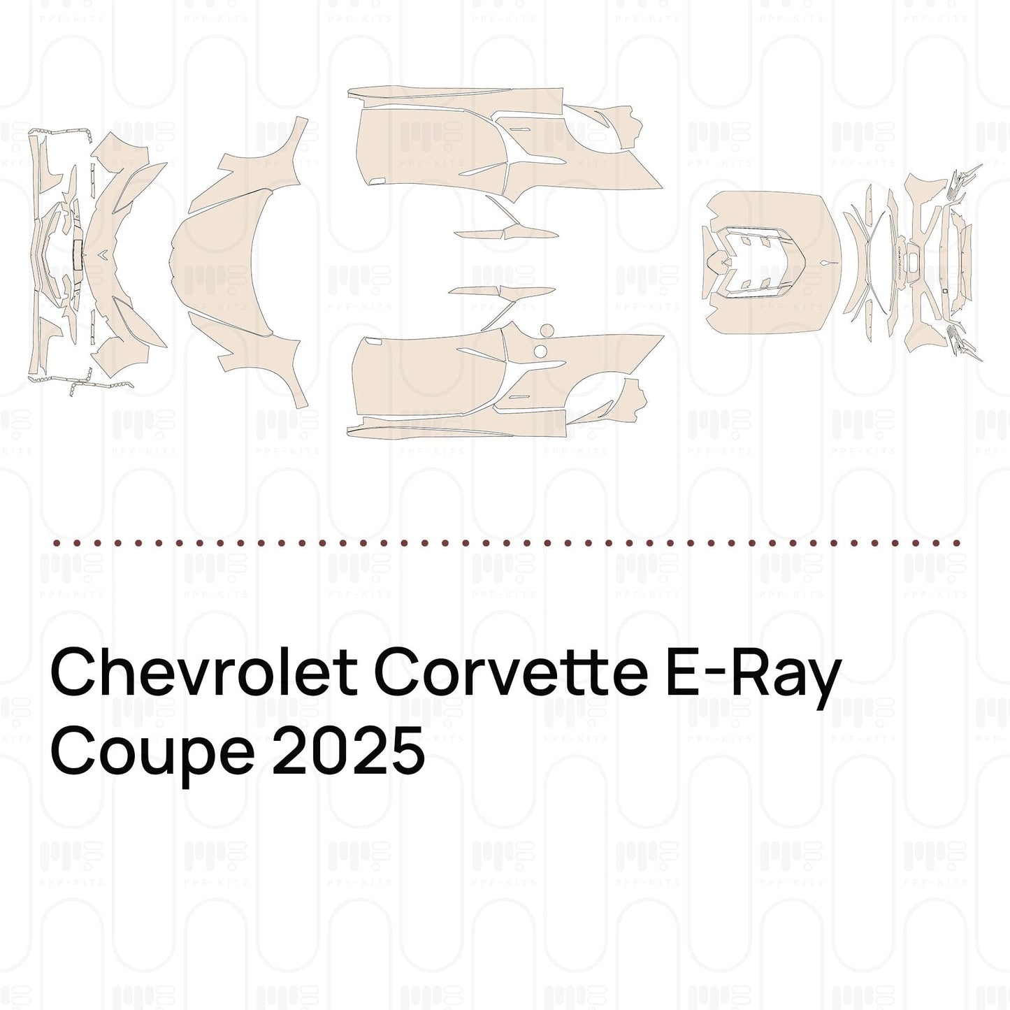 Pre-CutPPFChevroletCorvetteE-RayCoupe2025