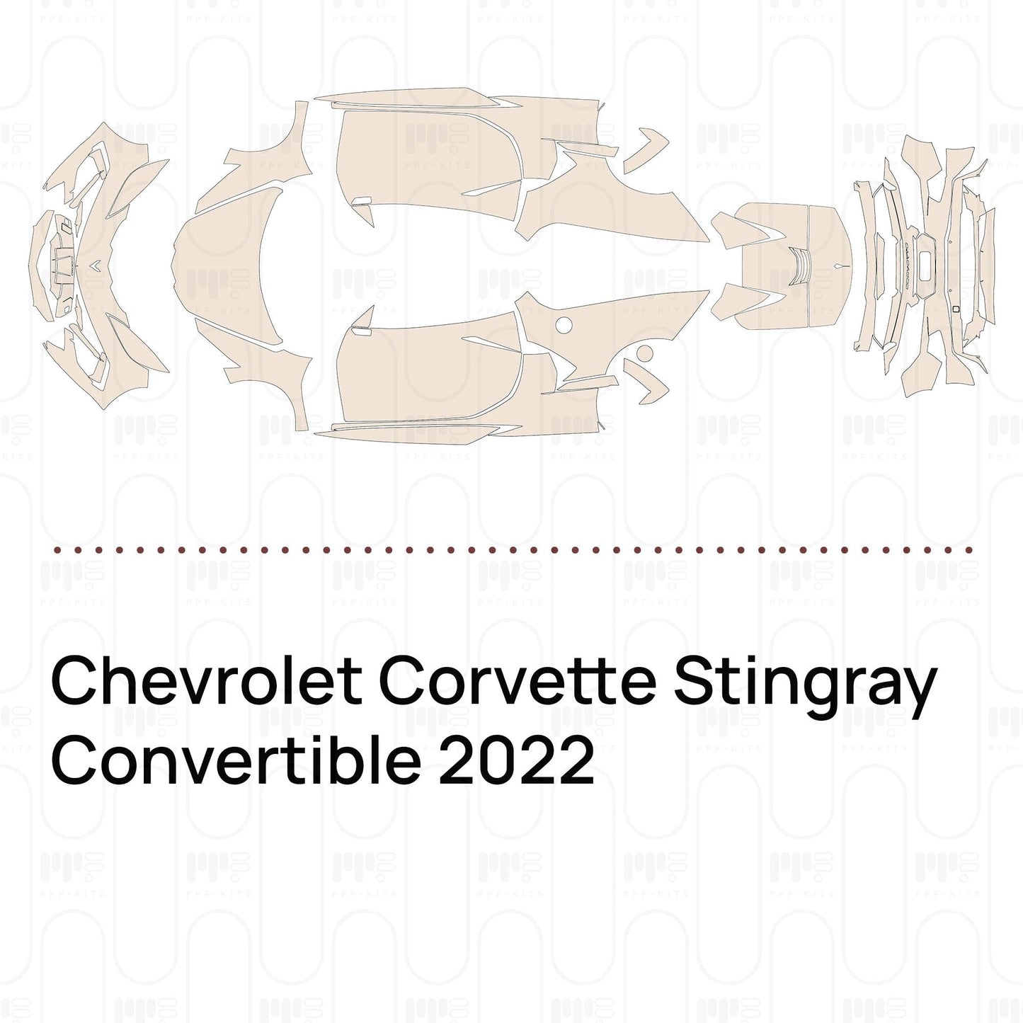 Pre-CutPPFChevroletCorvetteStingrayConvertible2022