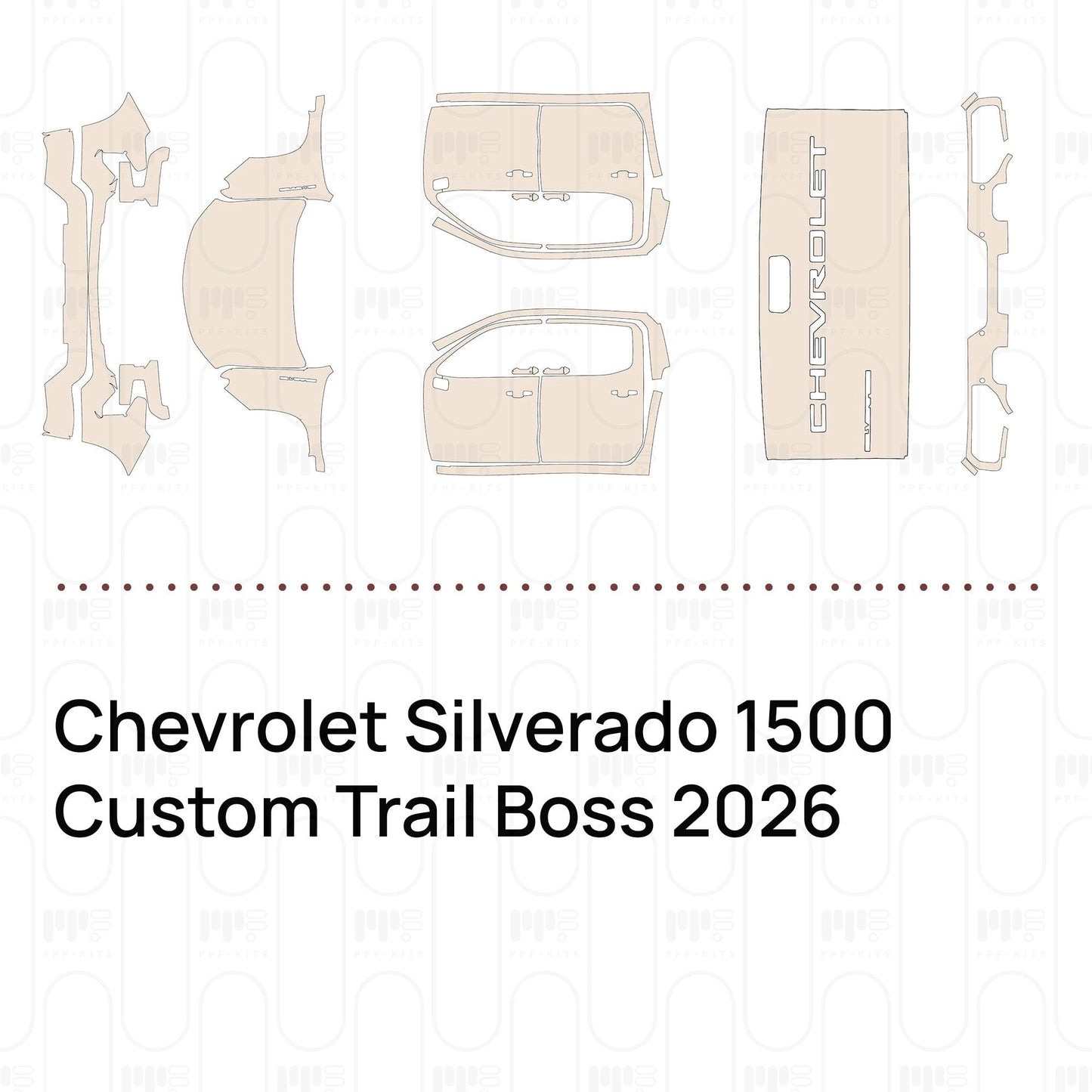 Pre-CutPPFChevroletSilverado1500CustomTrailBoss2026