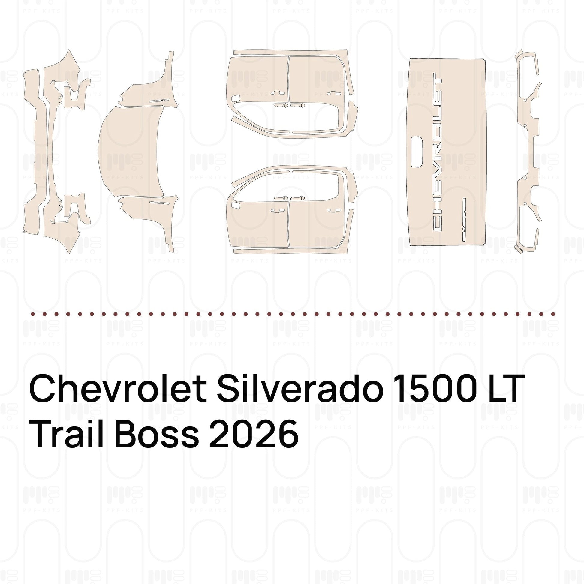 Pre-CutPPFChevroletSilverado1500LTTrailBoss2026