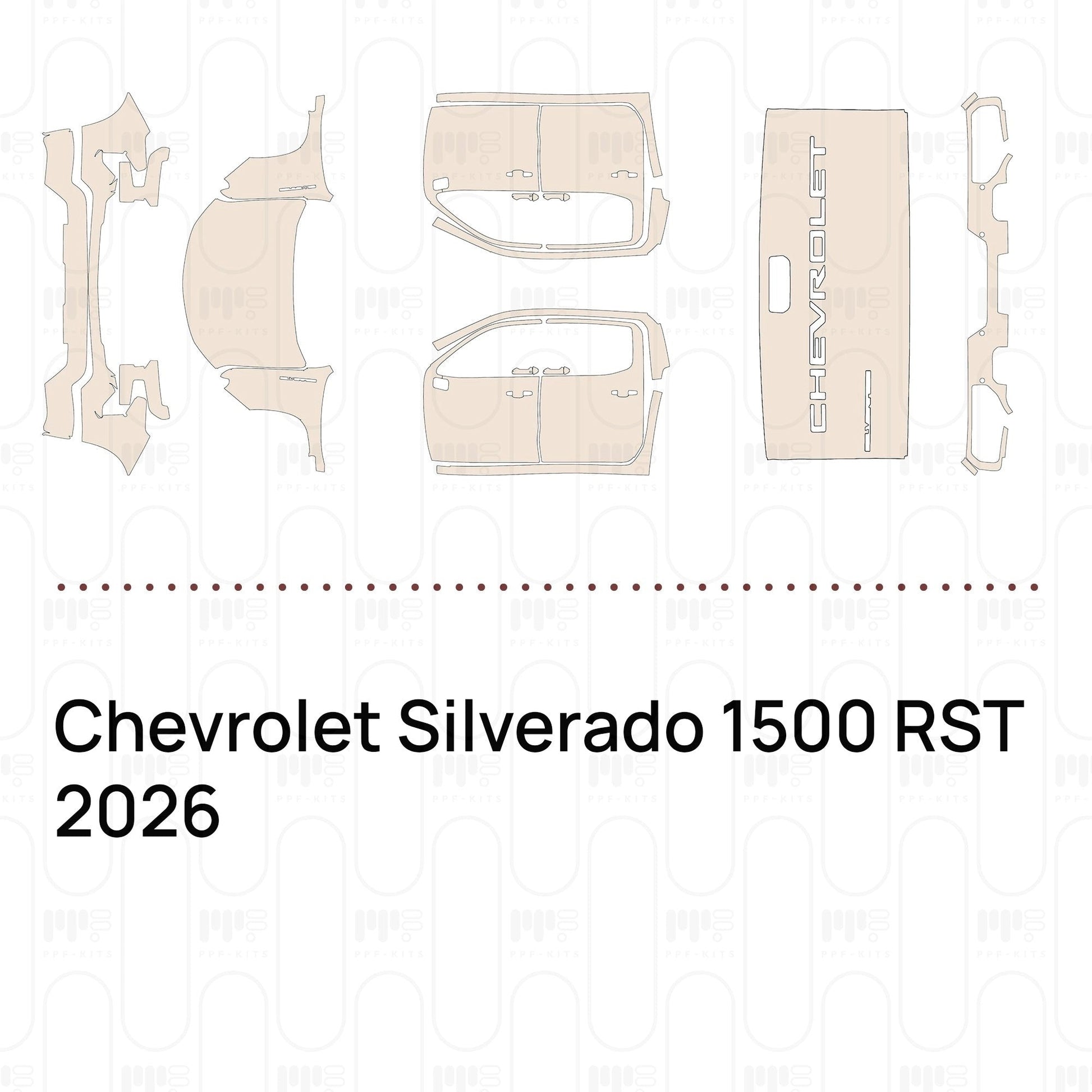 Pre-CutPPFChevroletSilverado1500RST2026