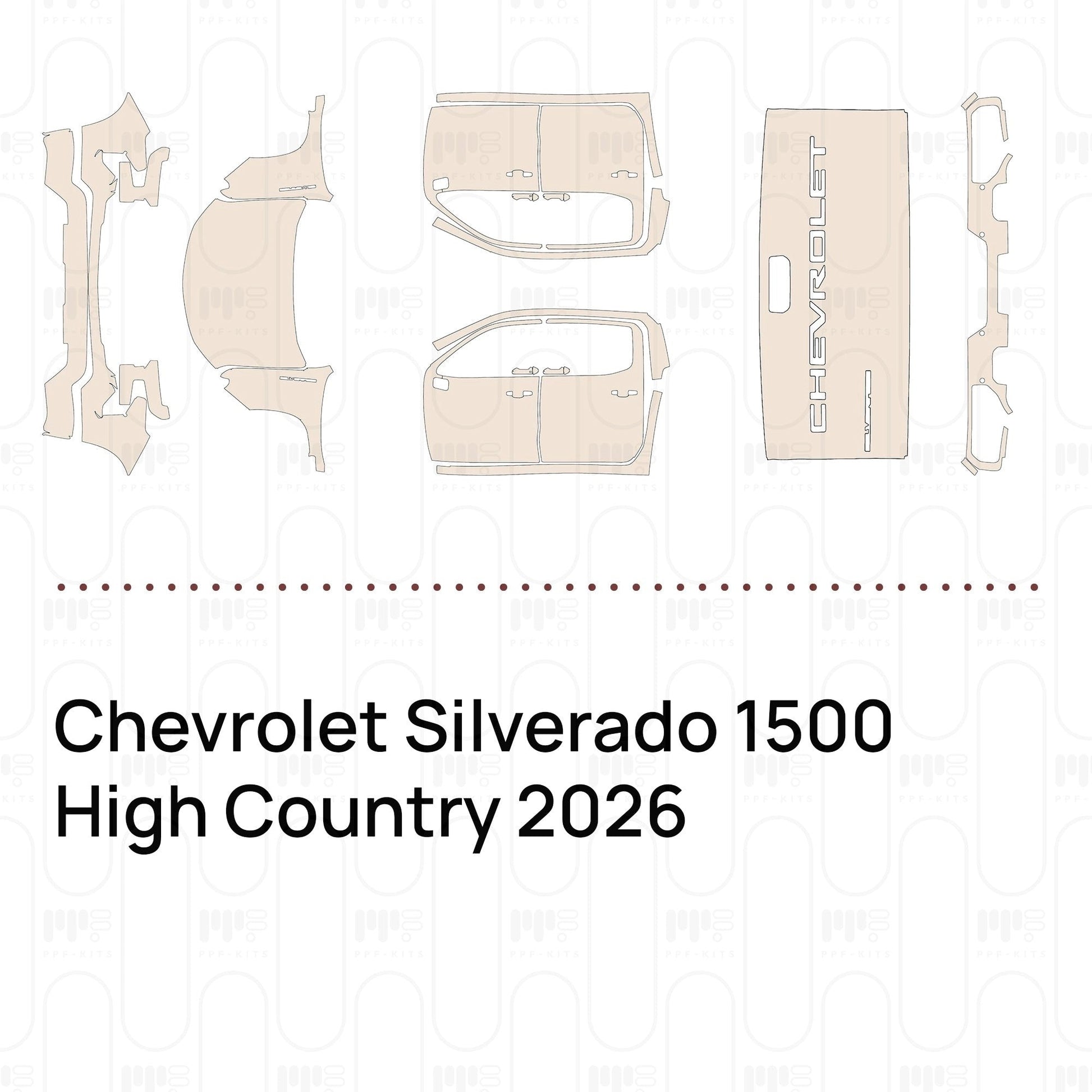 Pre-CutPPFChevroletSilverado1500HighCountry2026