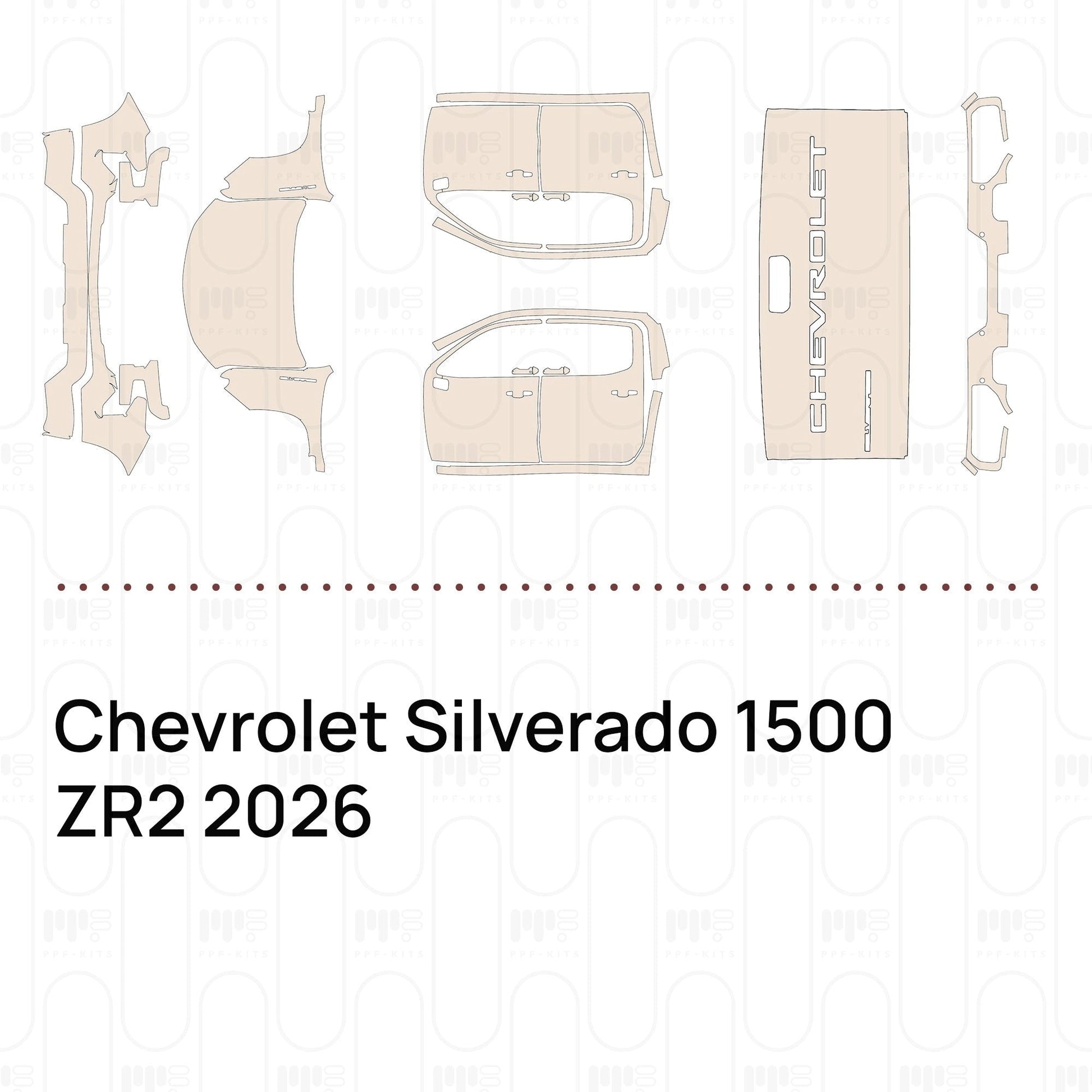 Pre-CutPPFChevroletSilverado1500ZR22026