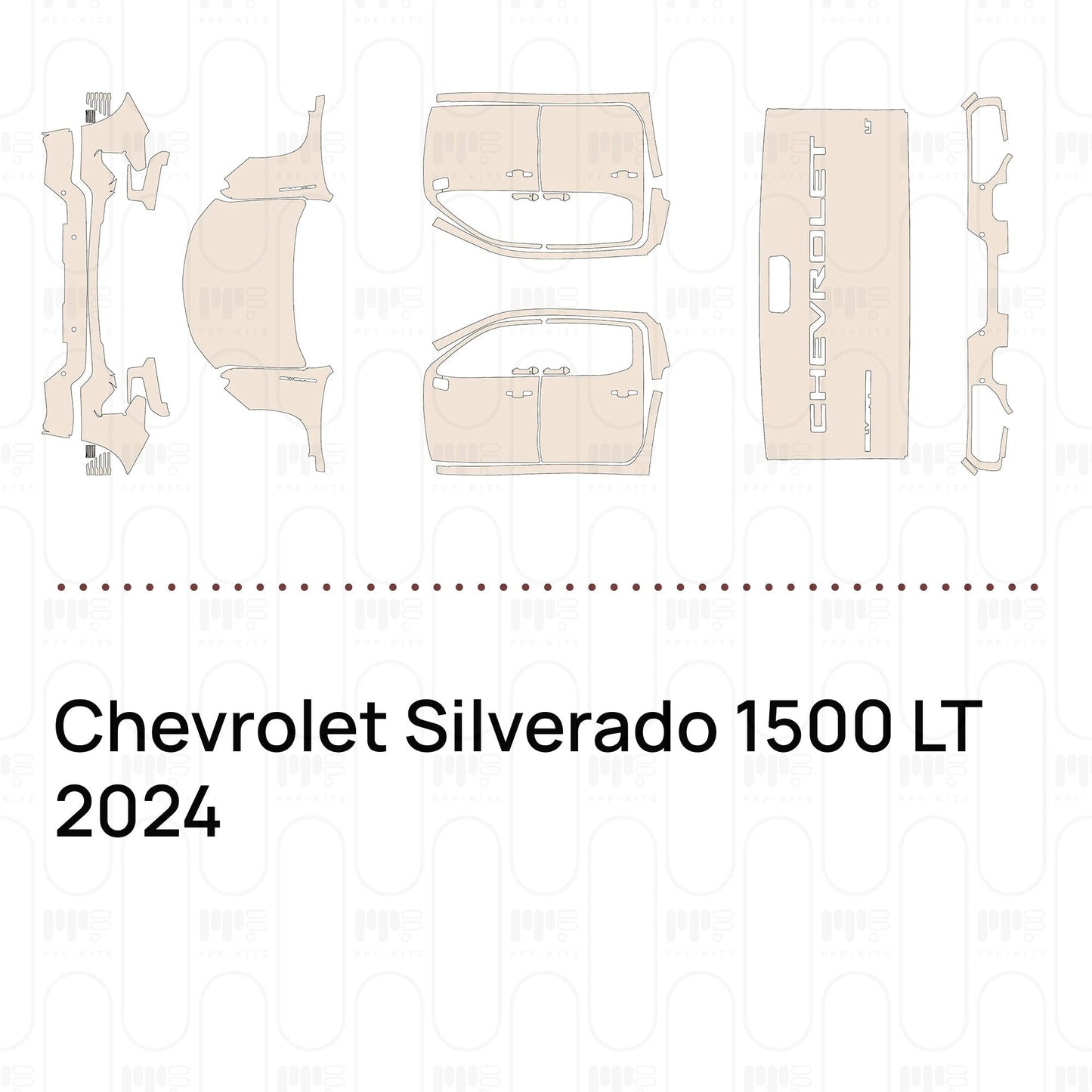 Pre-CutPPFChevroletSilverado1500LT2024