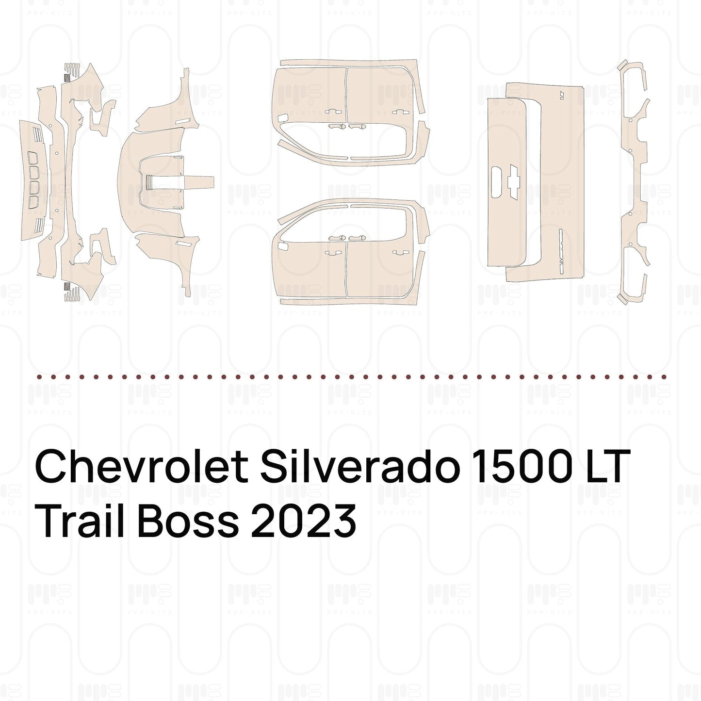 Pre-CutPPFChevroletSilverado1500LTTrailBoss2023
