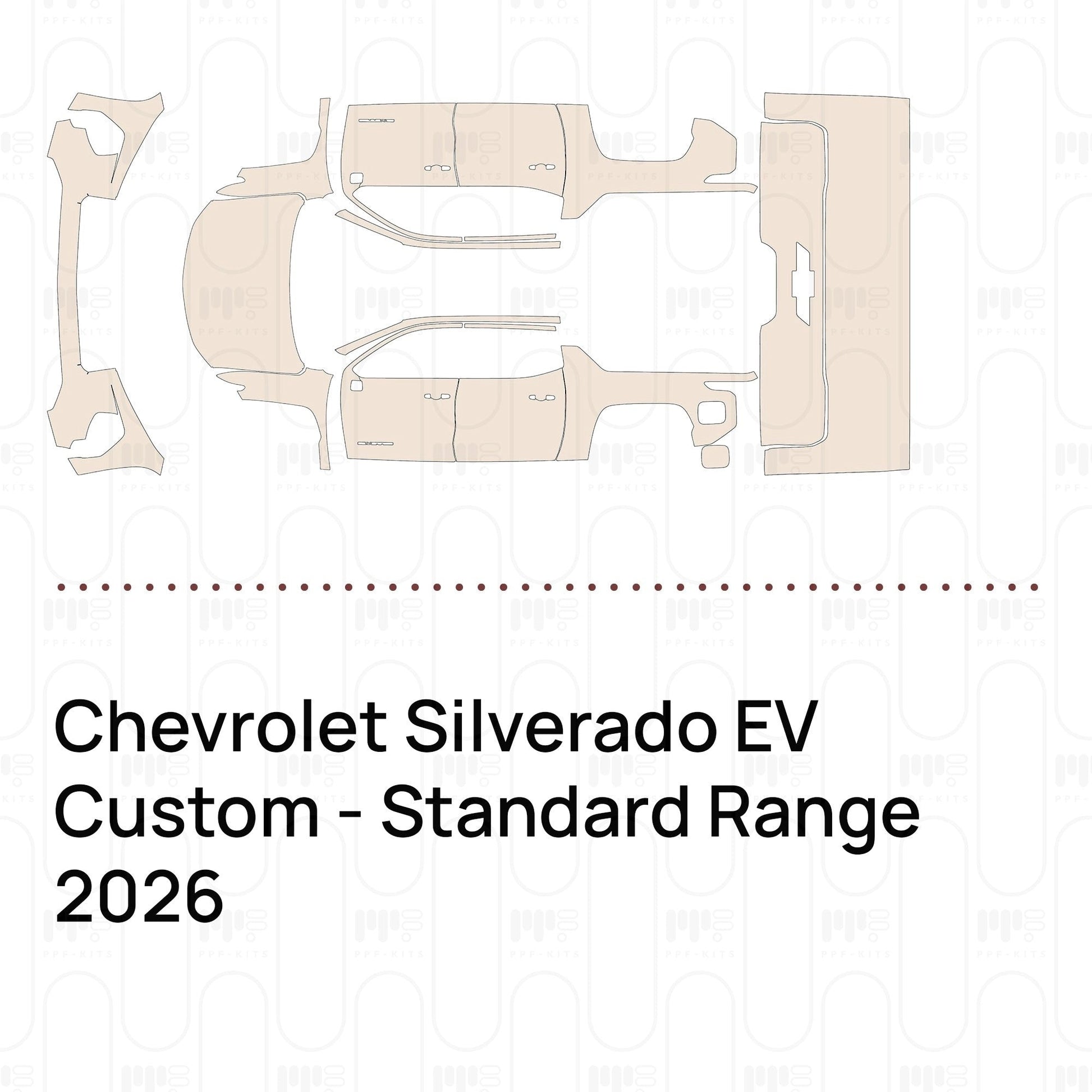 Pre-CutPPFChevroletSilveradoEVCustom-StandardRange2026