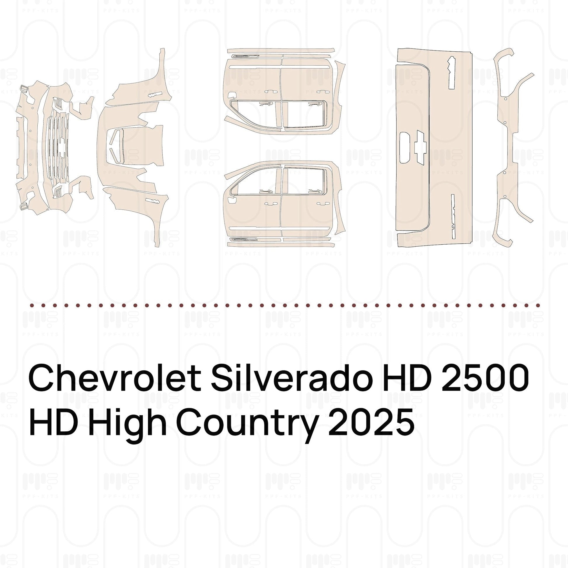 Pre-CutPPFChevroletSilveradoHD2500HDHighCountry2025