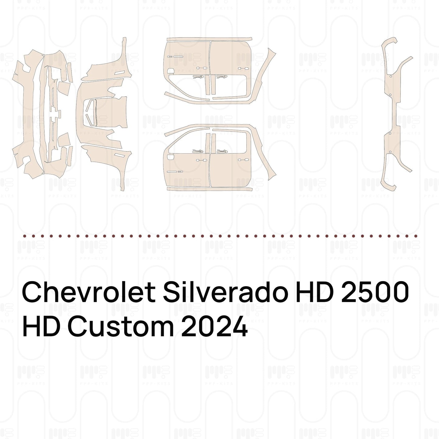 Pre-CutPPFChevroletSilveradoHD2500HDCustom2024